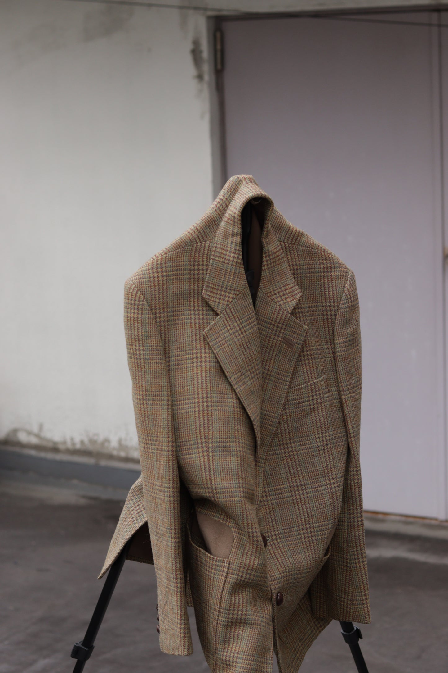 Men's Vintage Madras Check Tailored Jacket x4点