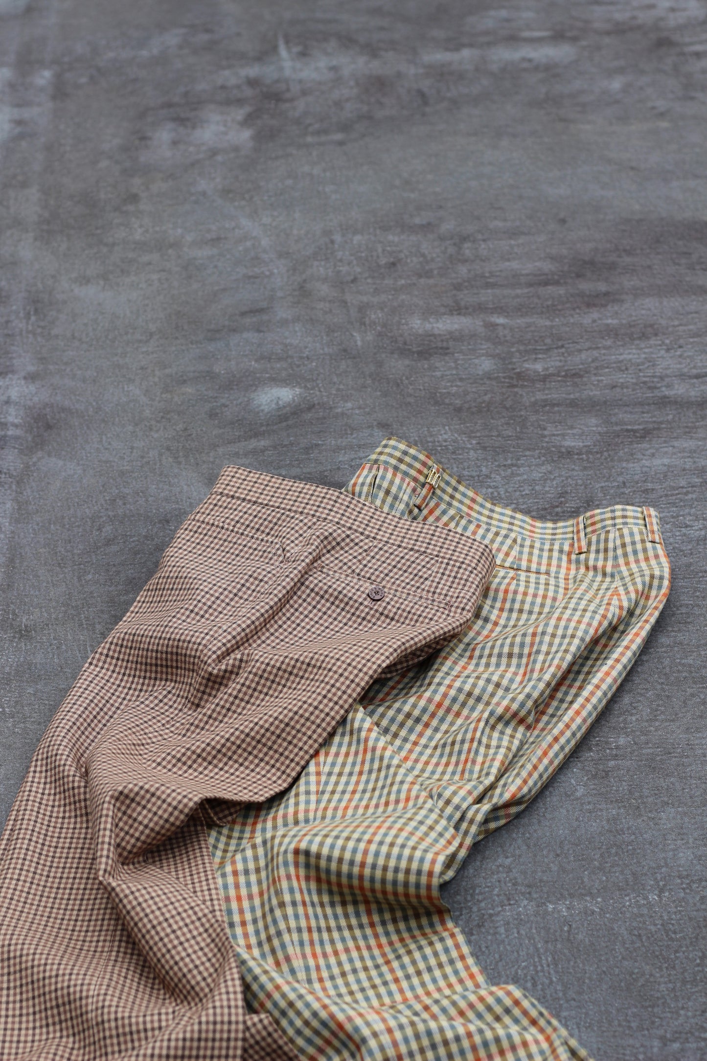 Men's Design Check Slacks x2点