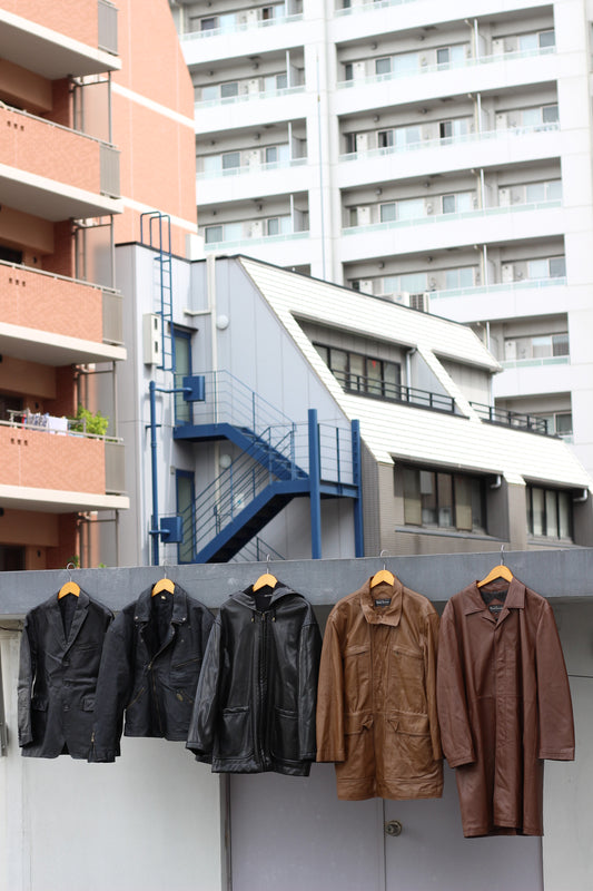 Men's brand Leather Jackets x5点