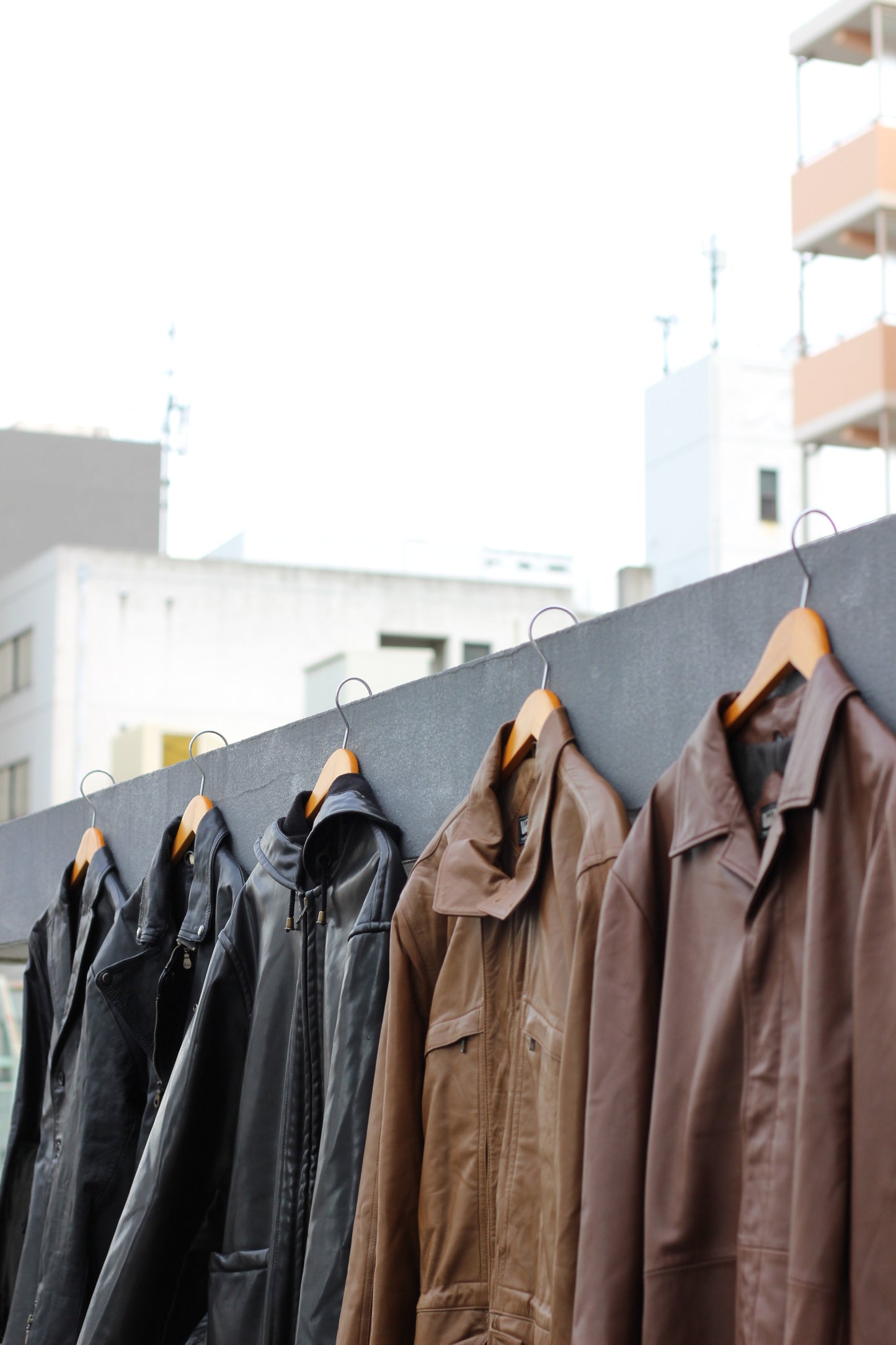 Men's brand Leather Jackets x5点