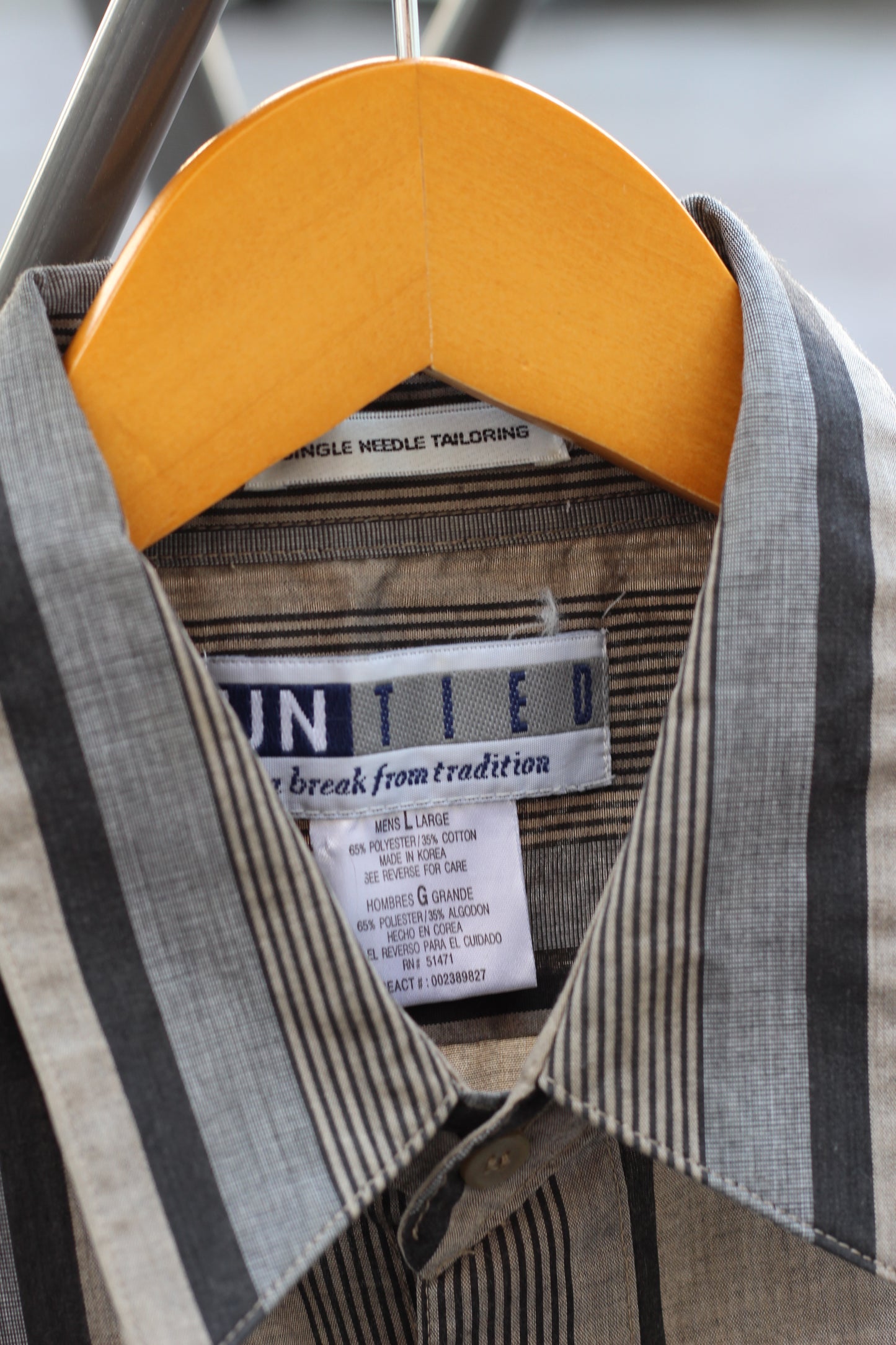 90's Men's Vintage STAFFORD & UNTIDE Dress Stripe Short Sleeve Shirt set x2点