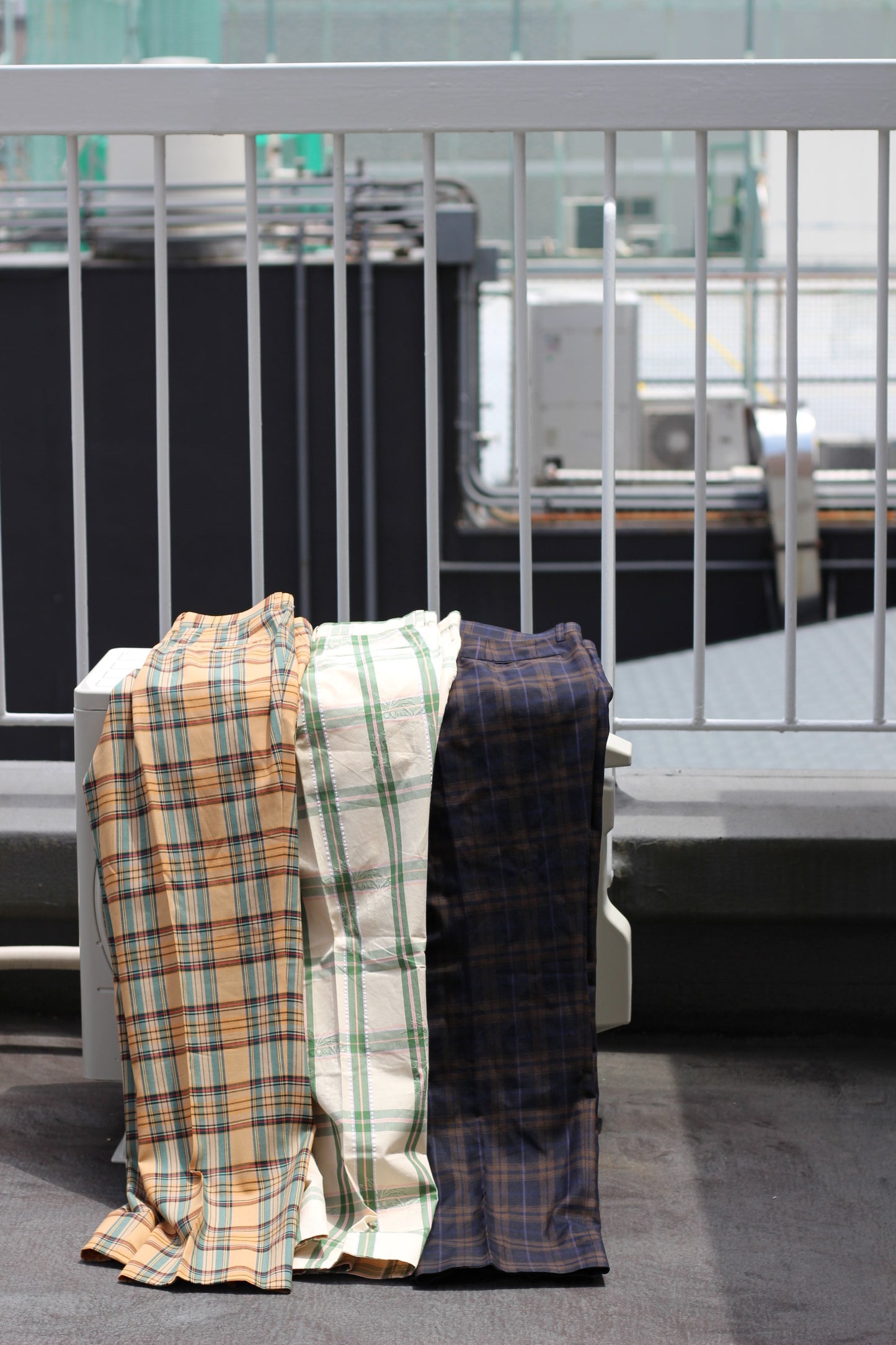 Men's Design Check Slacks x3点