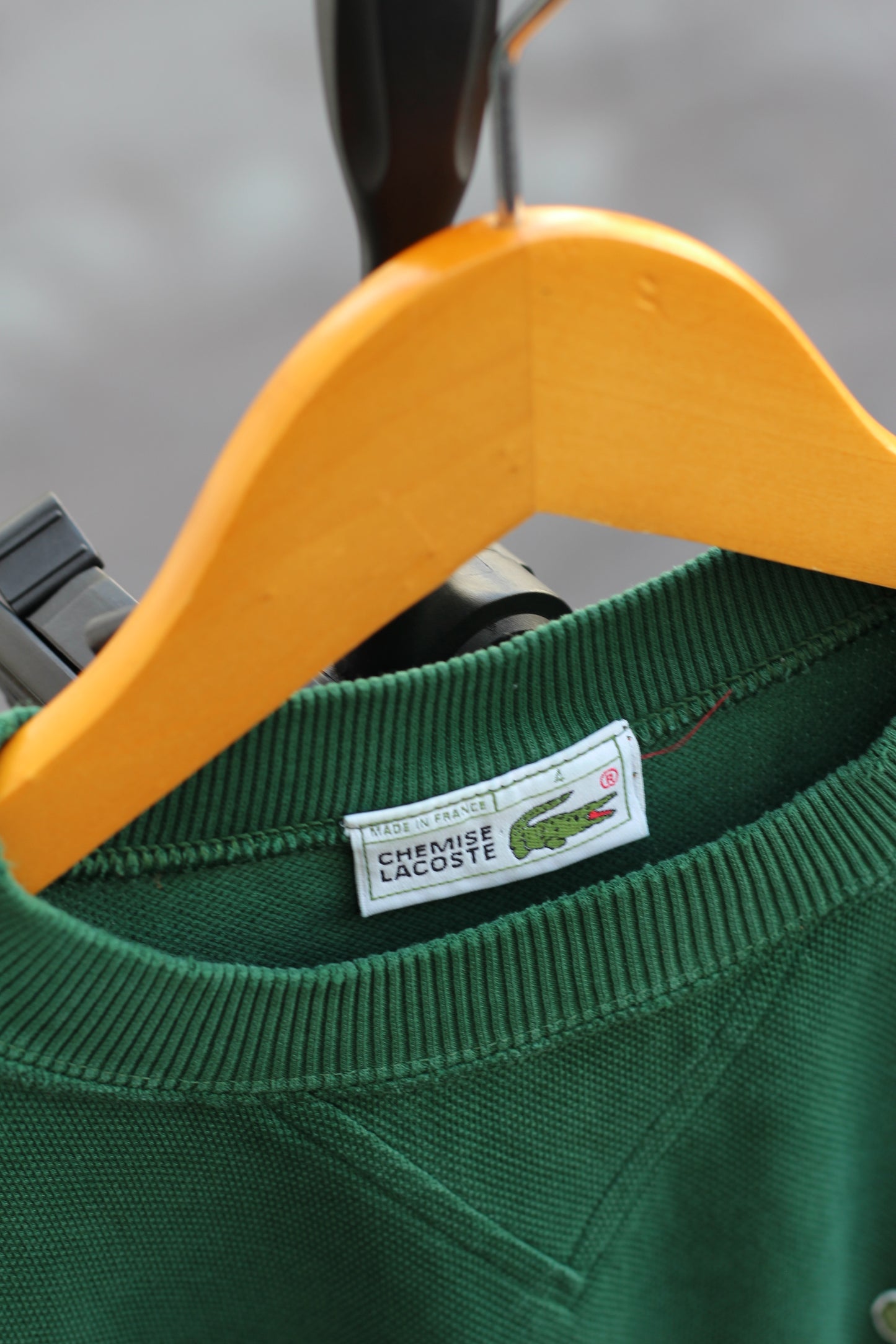 70's Made In France CHEMISE Lacoste Knit & Sweatshirt set x2点