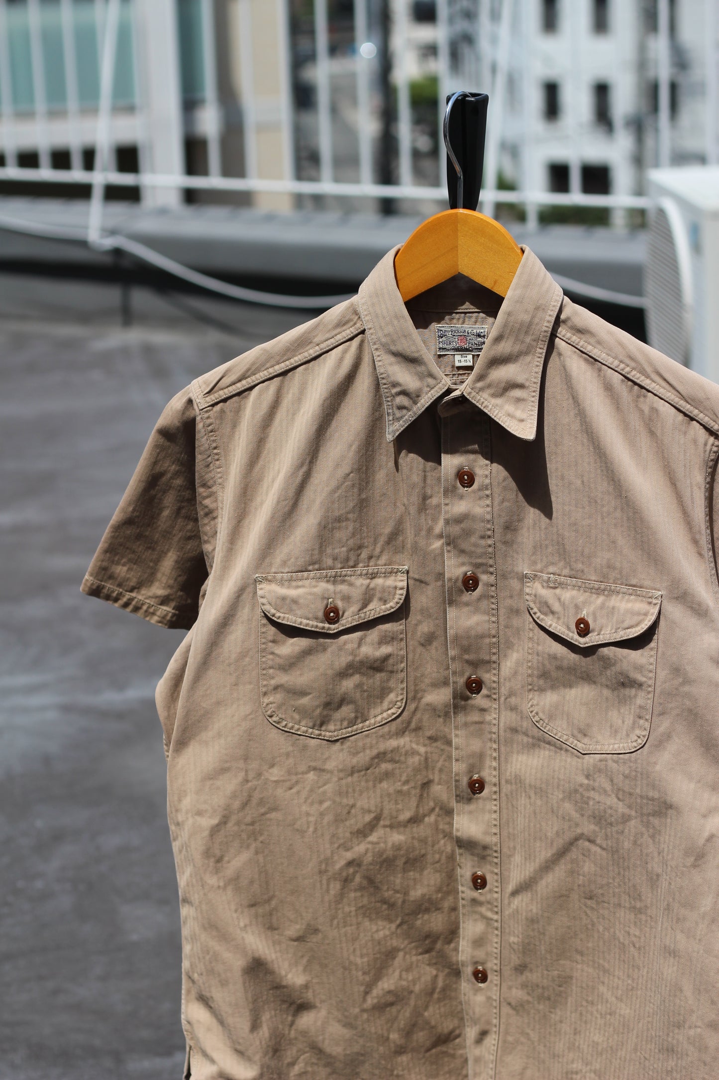 Buzz Rickson's Men's Short Sleeve Work Shirt & Chino Pants x2点