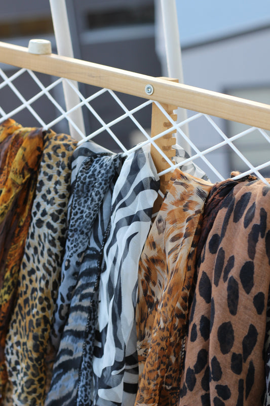 Leopard Design Scarf x6点