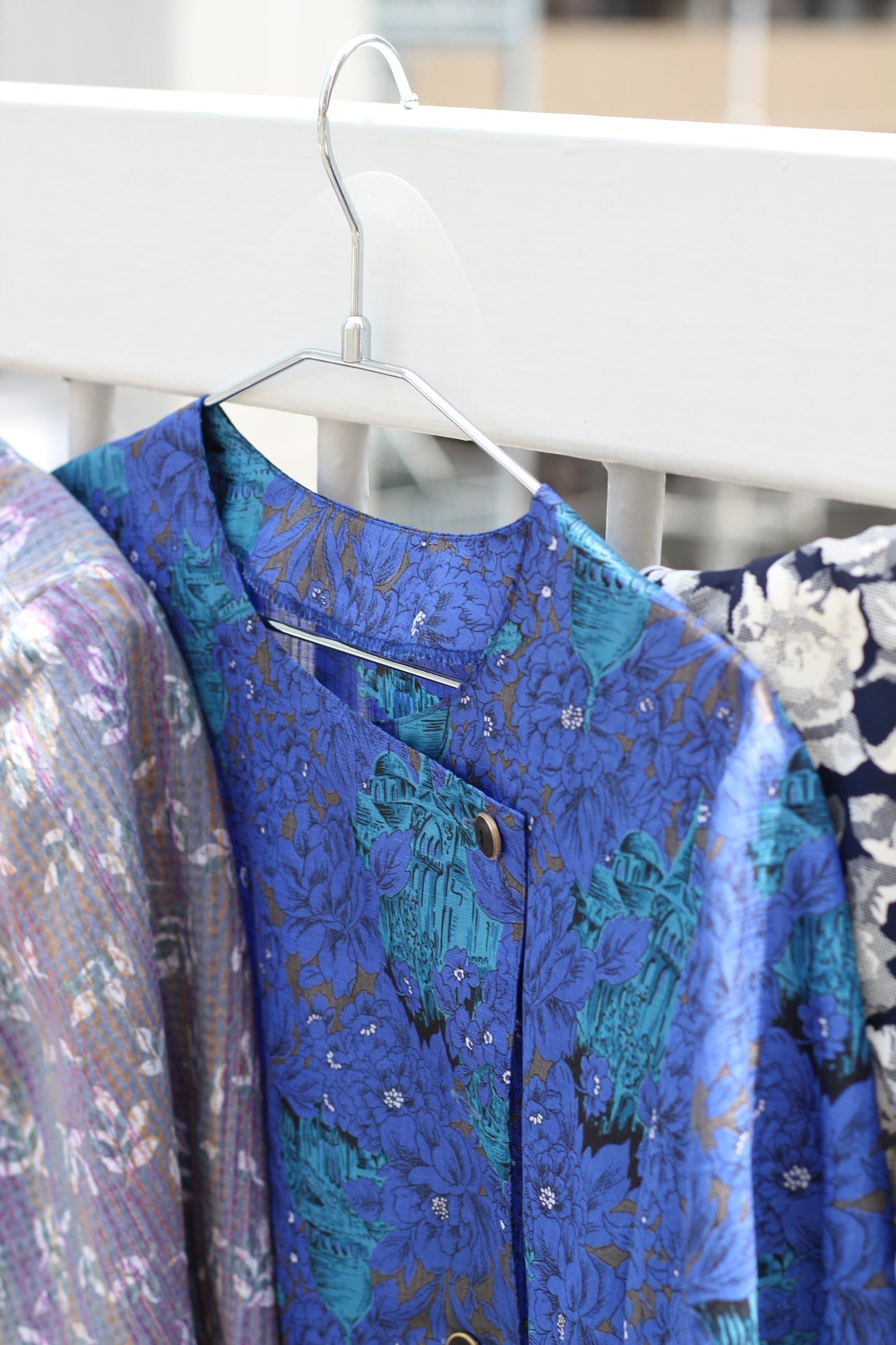 Vintage Flower Short Sleeve Blouse x10点