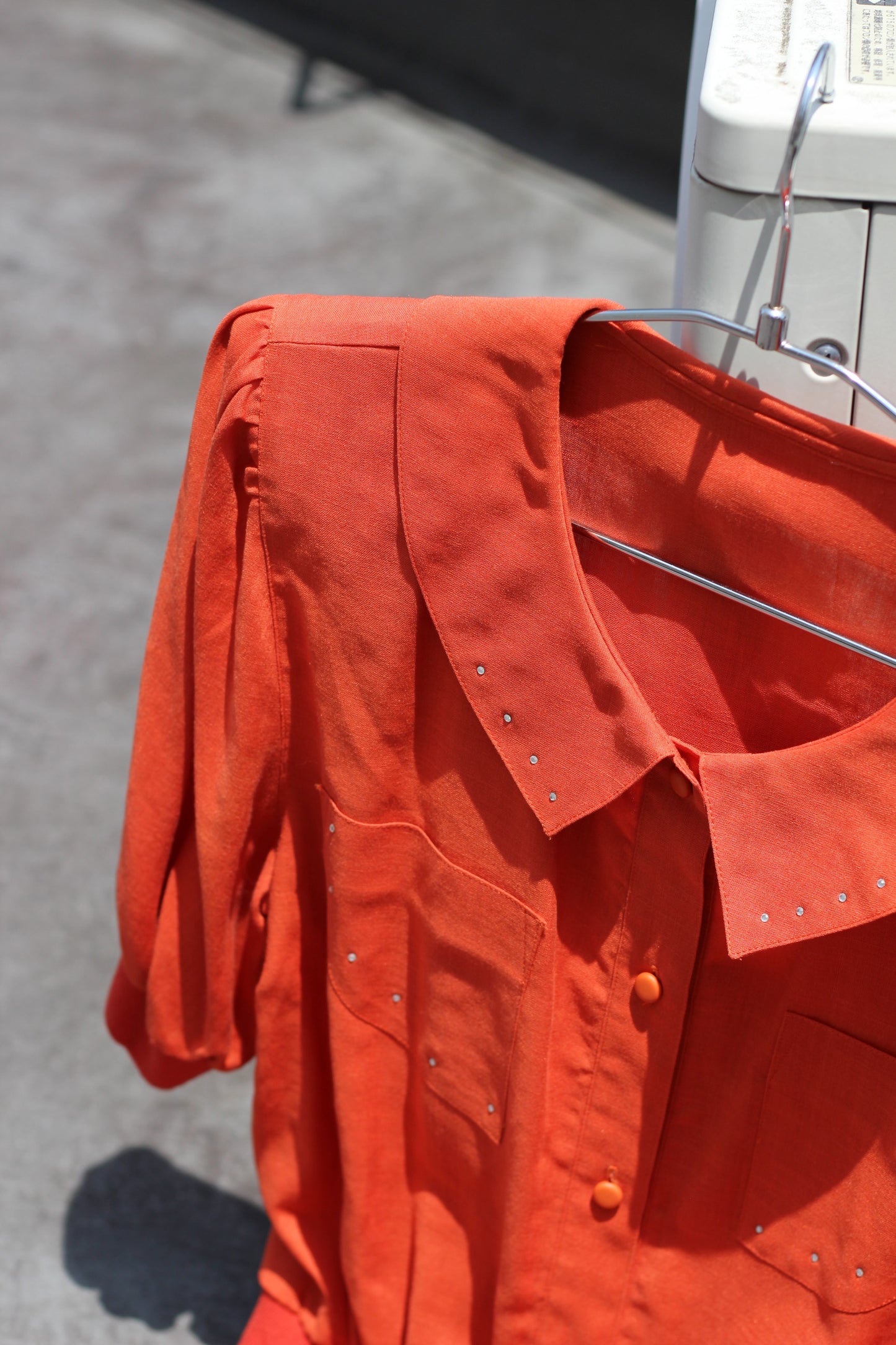 Vintage Plane Colour Short Sleeve Blouse x10点