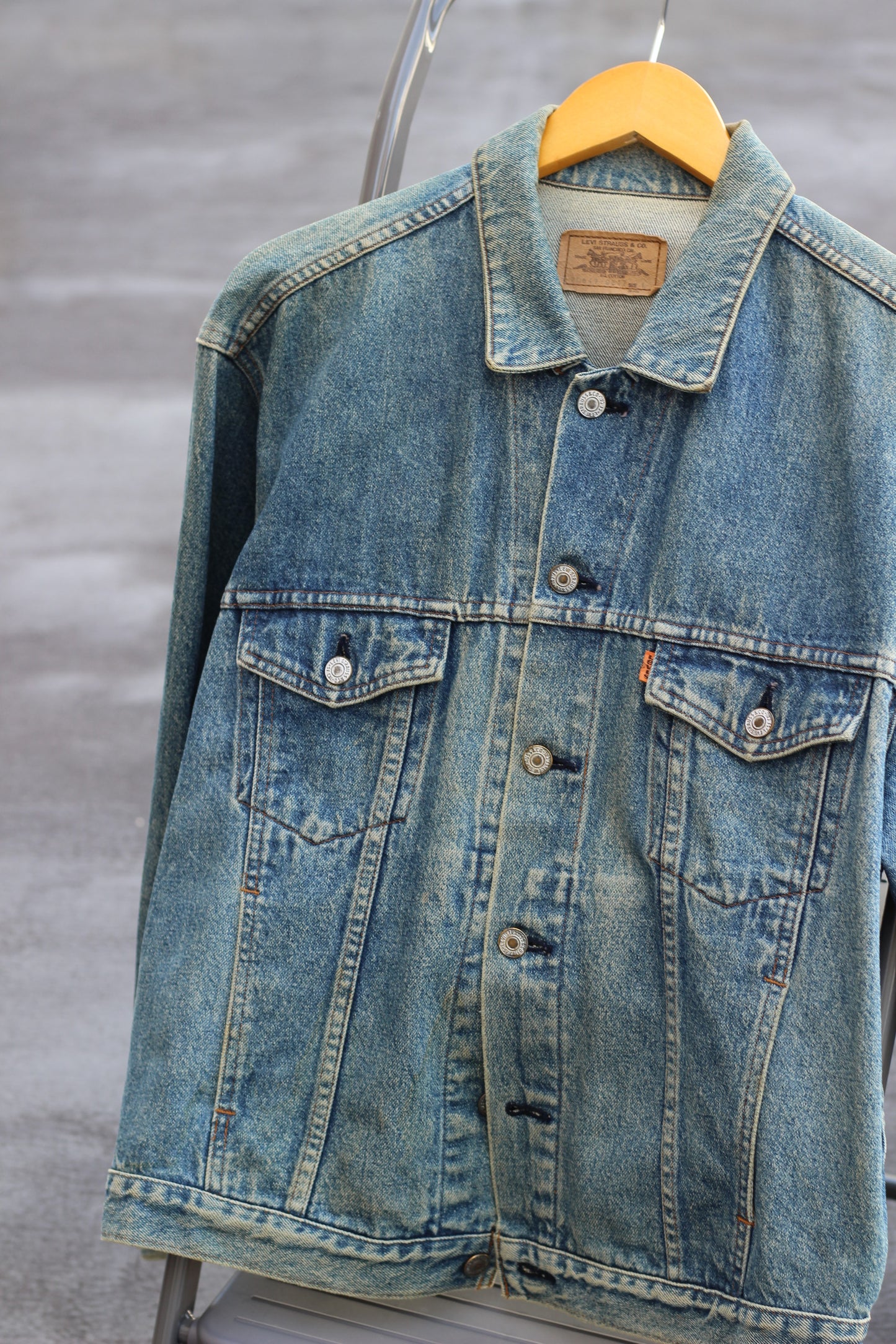 80's 90's Levi's Orange Tab Denim Jacket & Denim Pants x2点