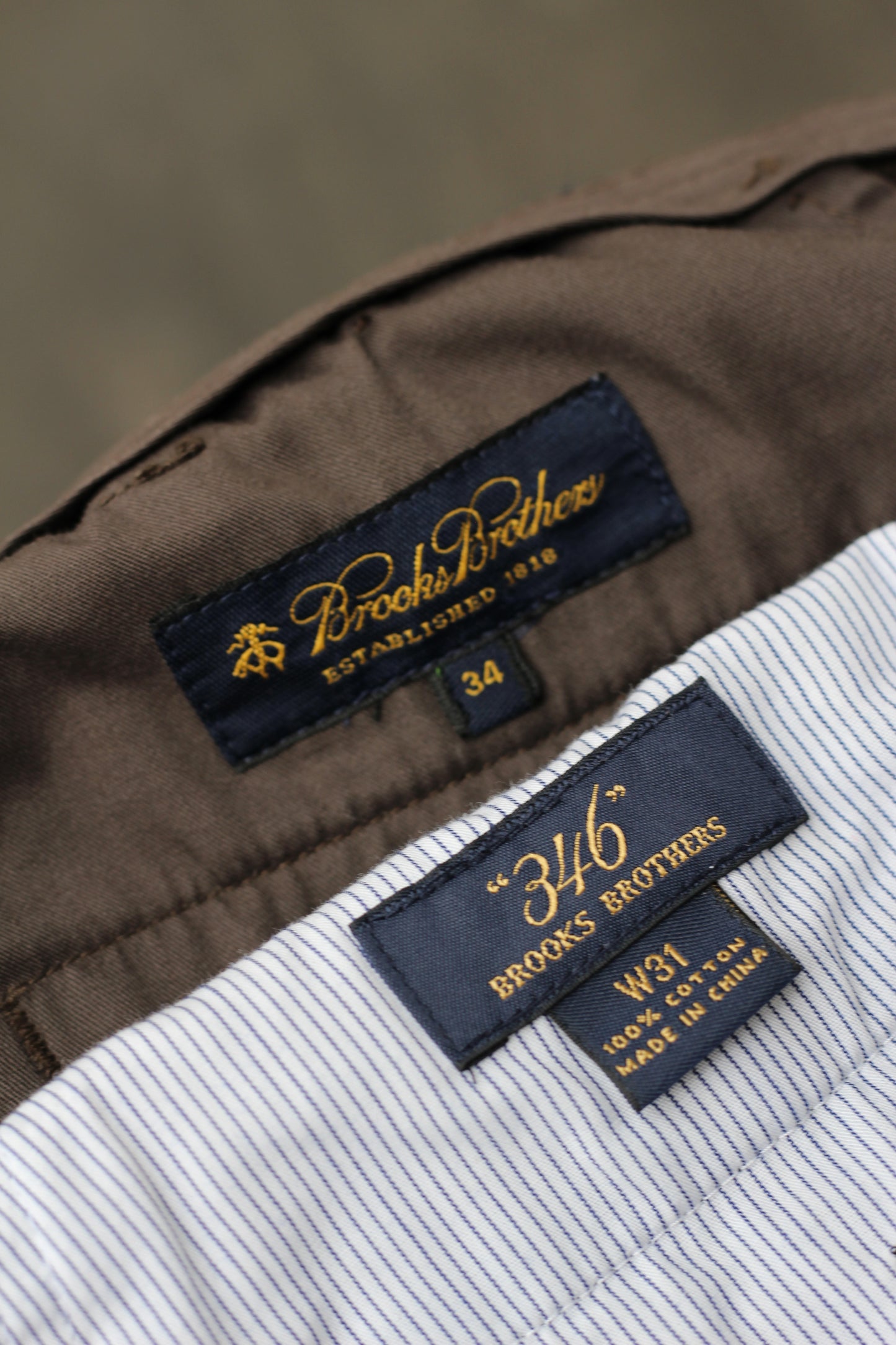 Brooks Brothers Men's Chino Slacks set x2点