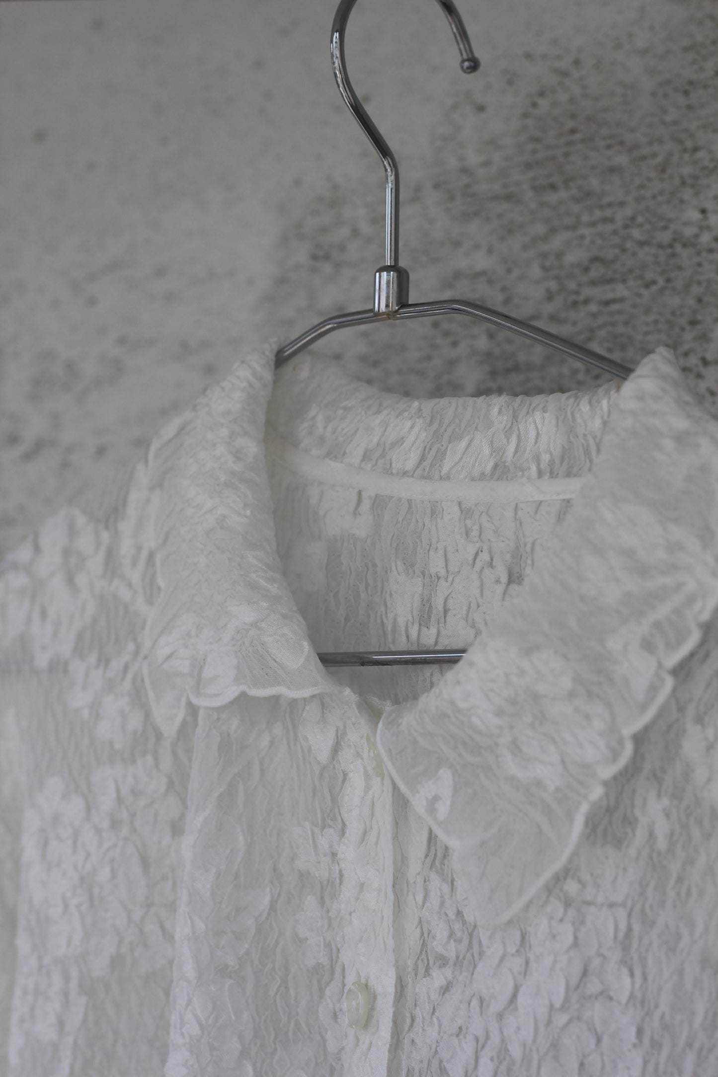 Vintage Sheer Design Long Sleeve Blouse x6点