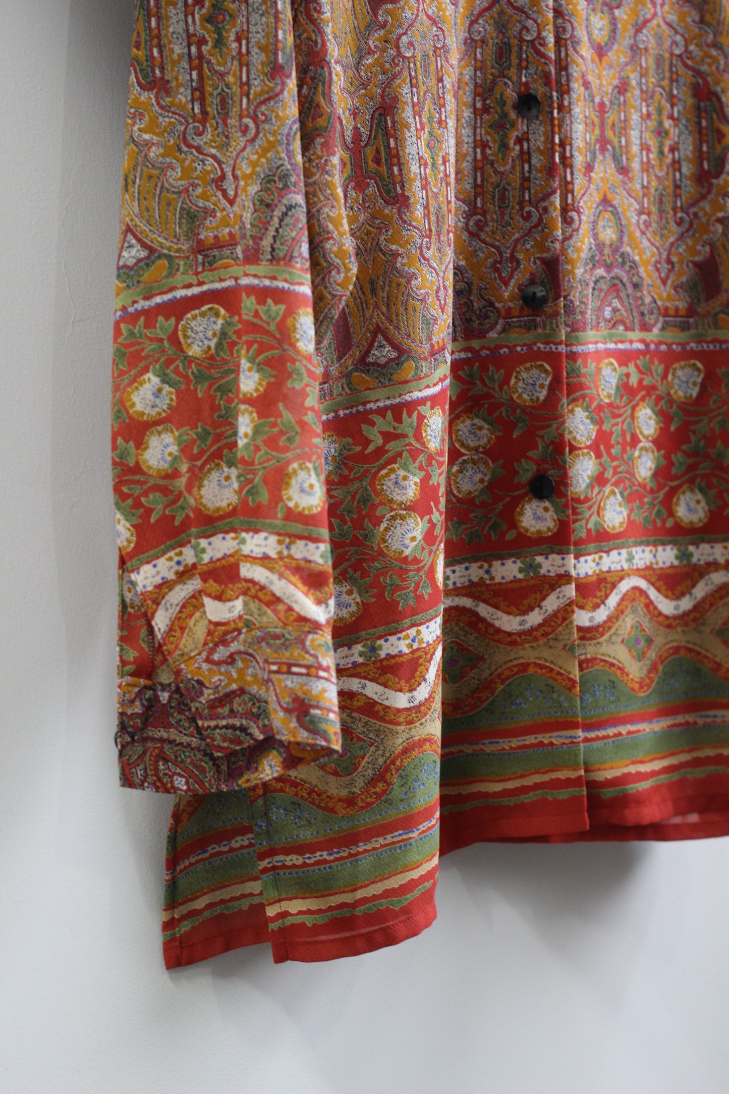 Vintage Design Long Sleeve Shirt Blouse x4点