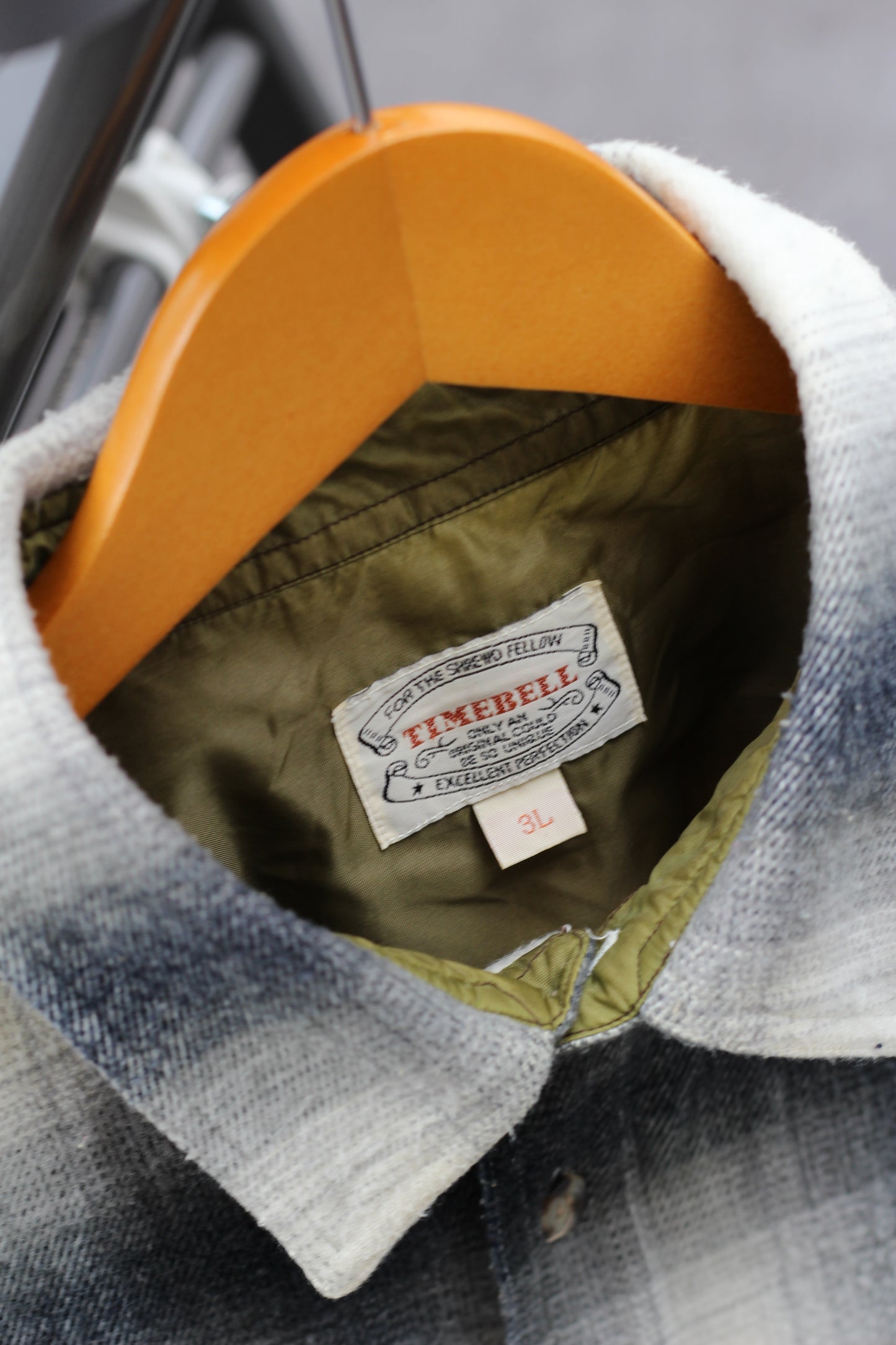 90's TIMEBELL Ombre Check Flannel Shirt set x2点