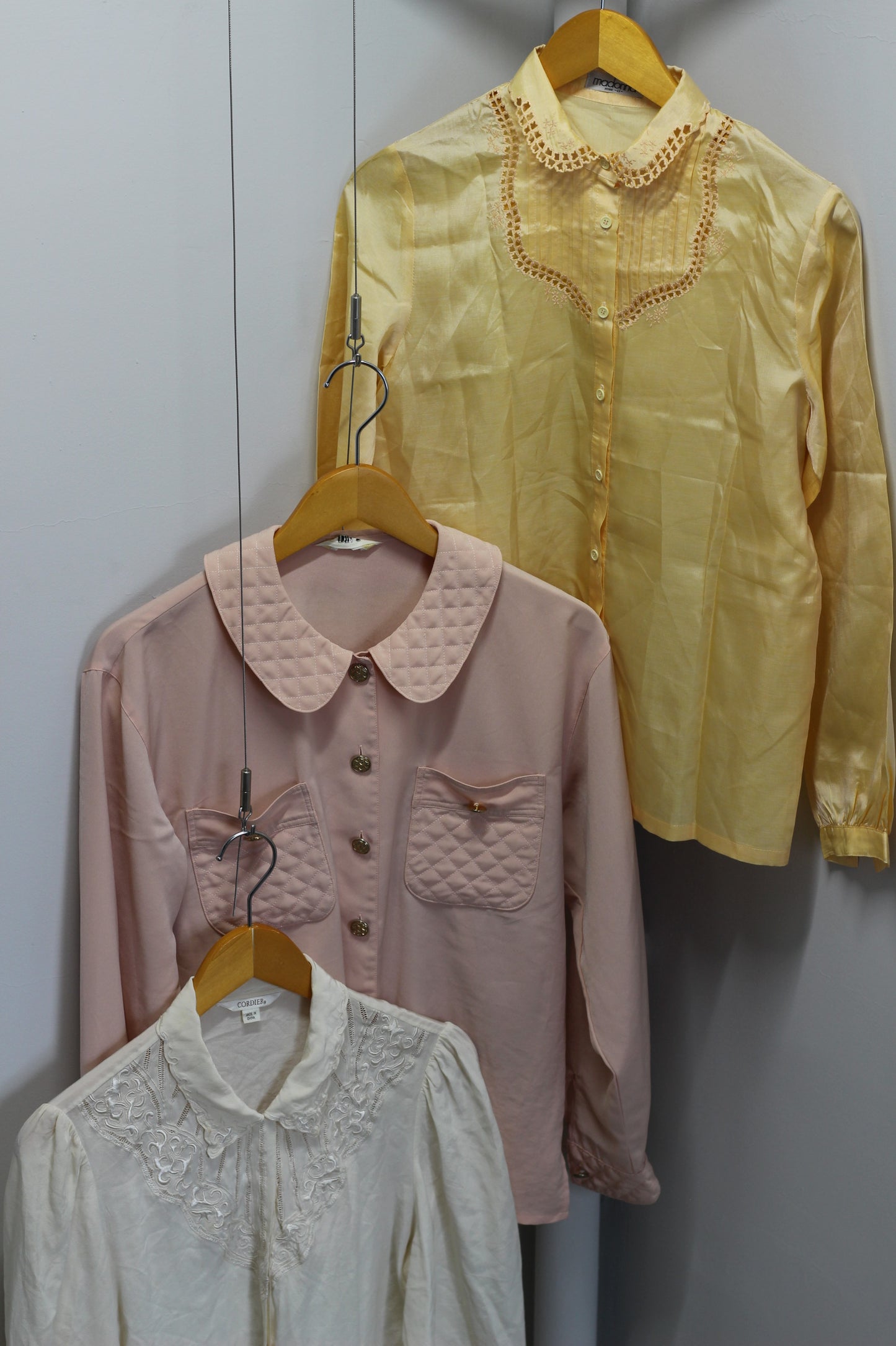Vintage Colour Long Sleeve Blouse x6点