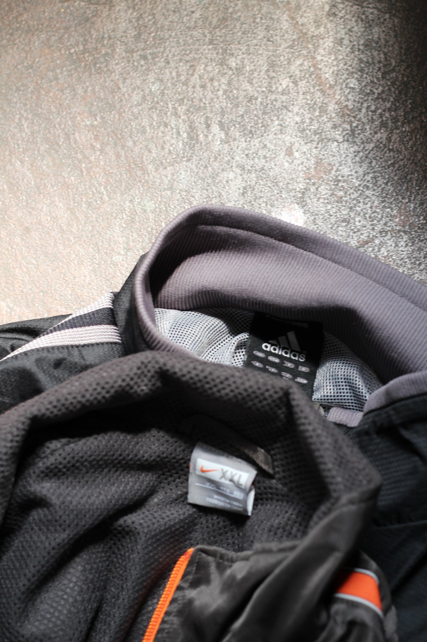 00's Y2K Style adidas Nike Oversized Tech Jacket x2点