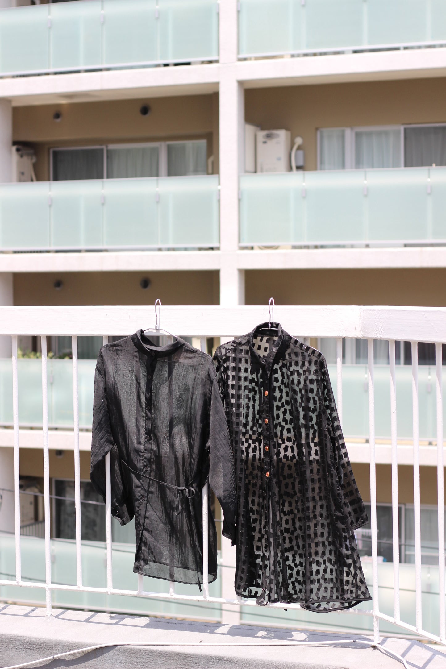Vintage Black Sheer Blouse x9点