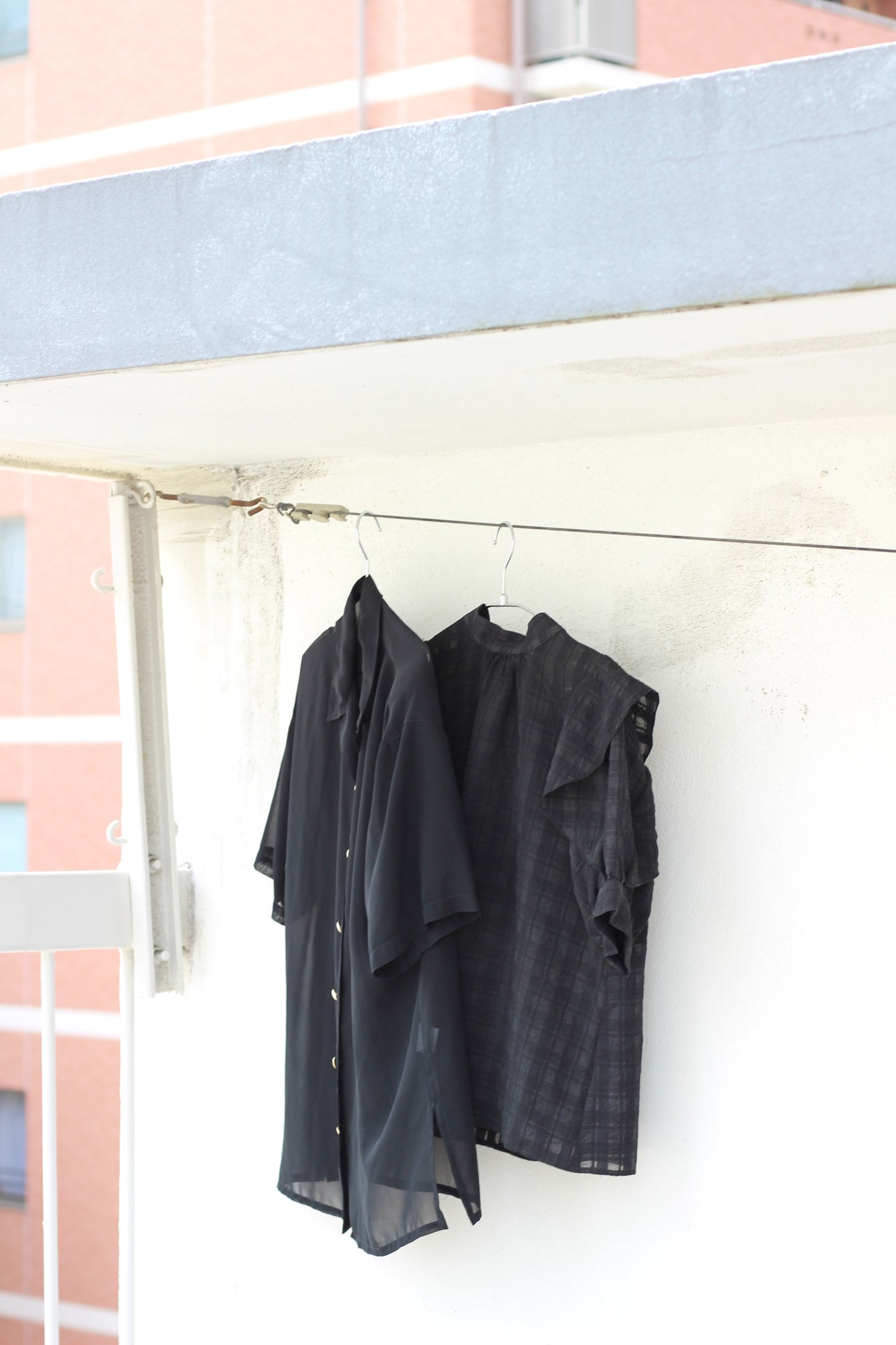 Vintage Black Sheer Blouse x9点
