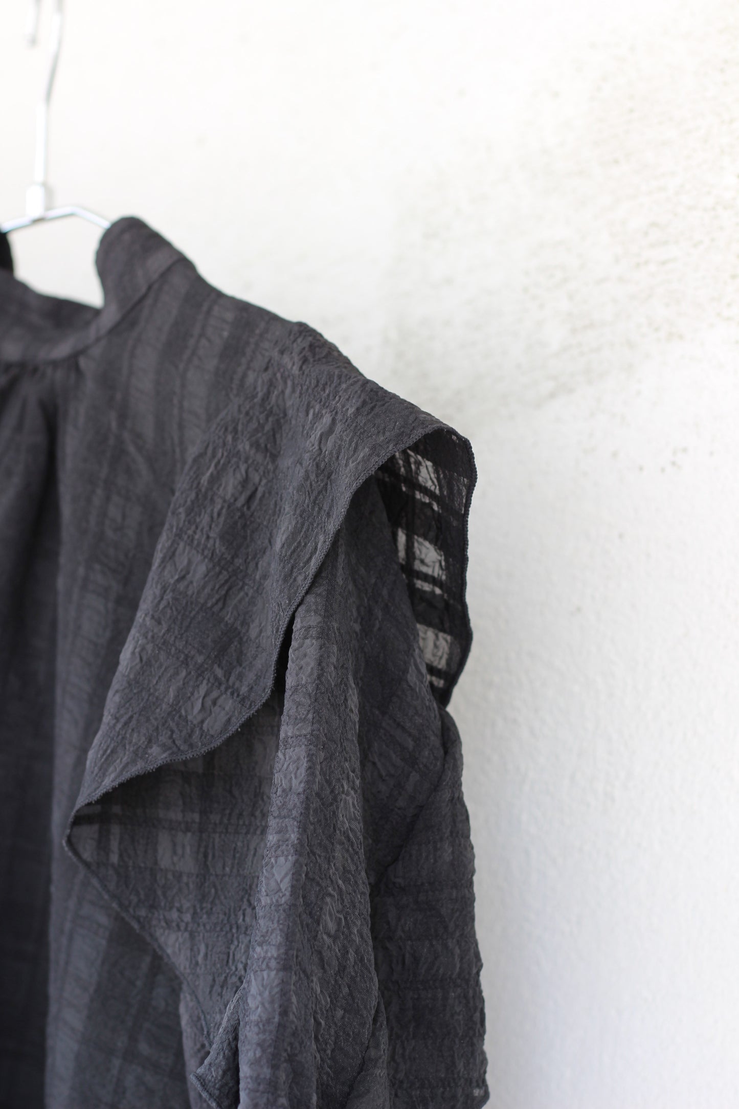 Vintage Black Sheer Blouse x9点