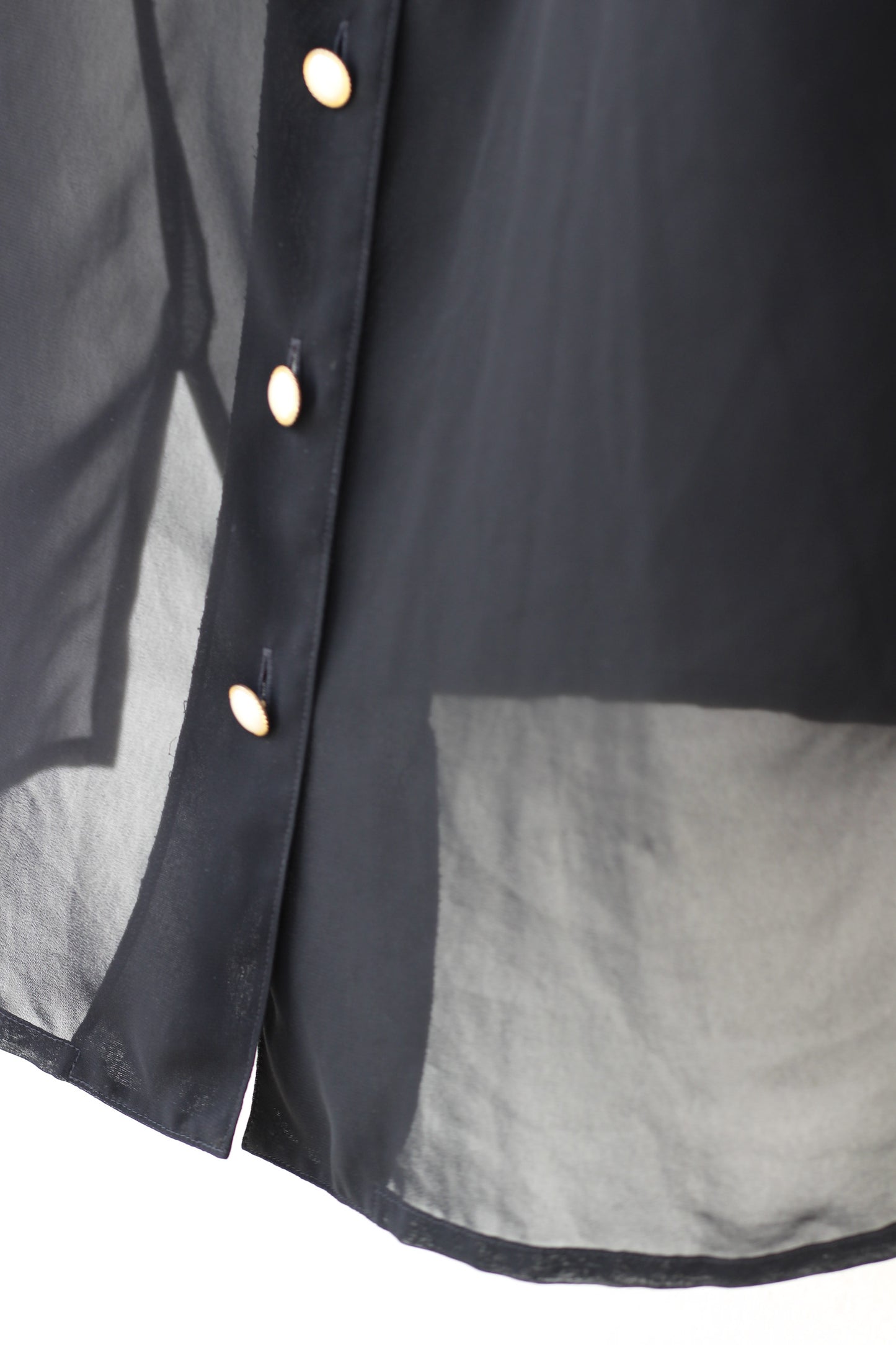 Vintage Black Sheer Blouse x9点