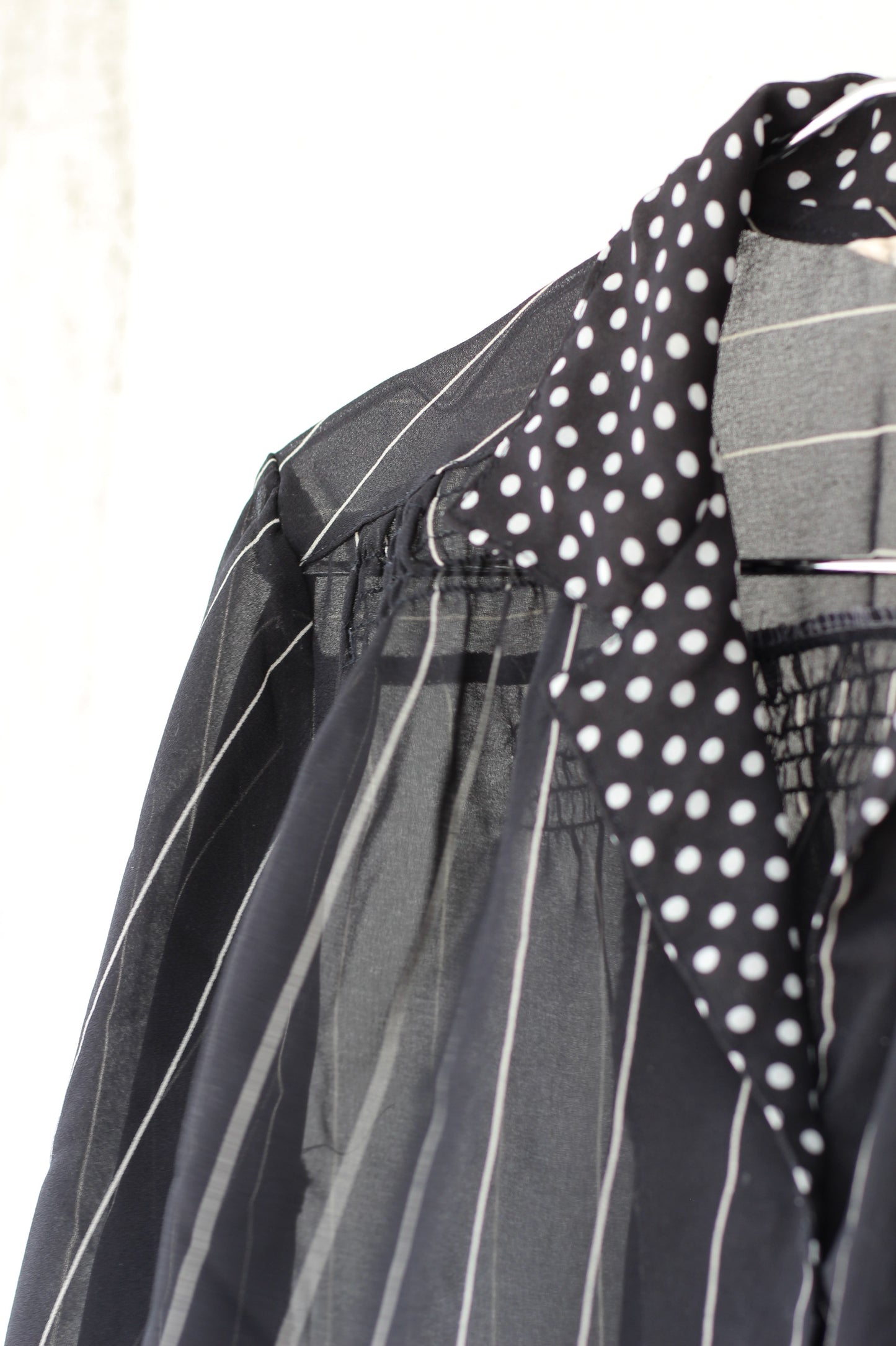 Vintage Black Sheer Blouse x9点