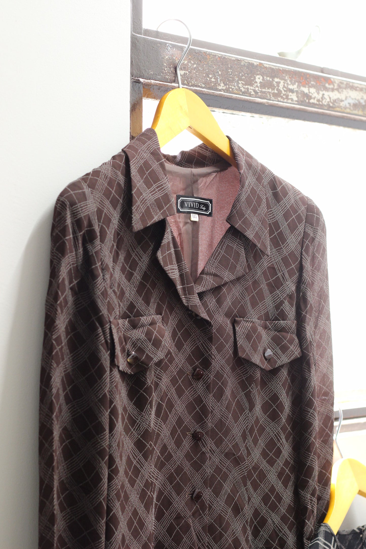 Vintage Check Long Sleeve One-Piece x2点