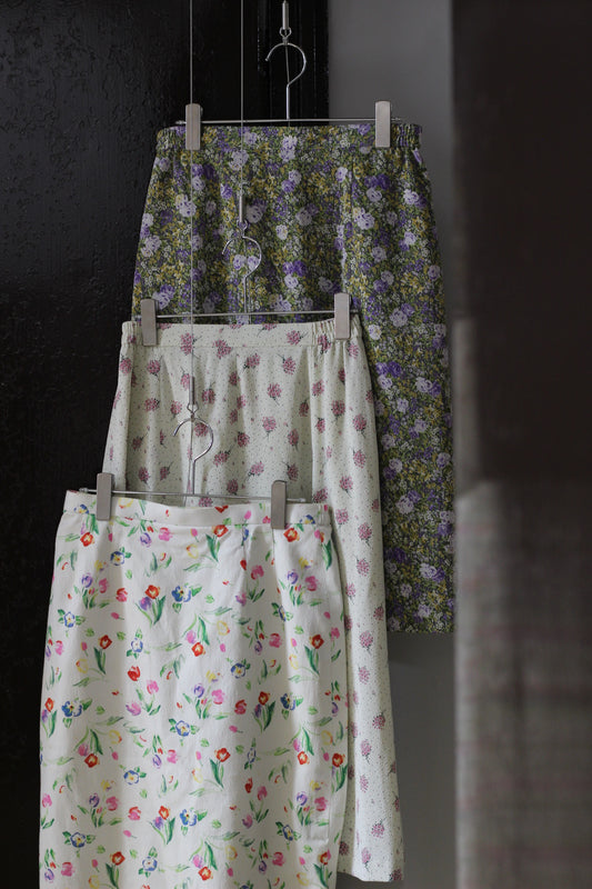 Vintage Flower Skirt x3点