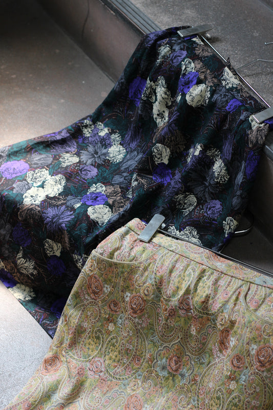 Vintage Flower Design Tight Skirt x2点