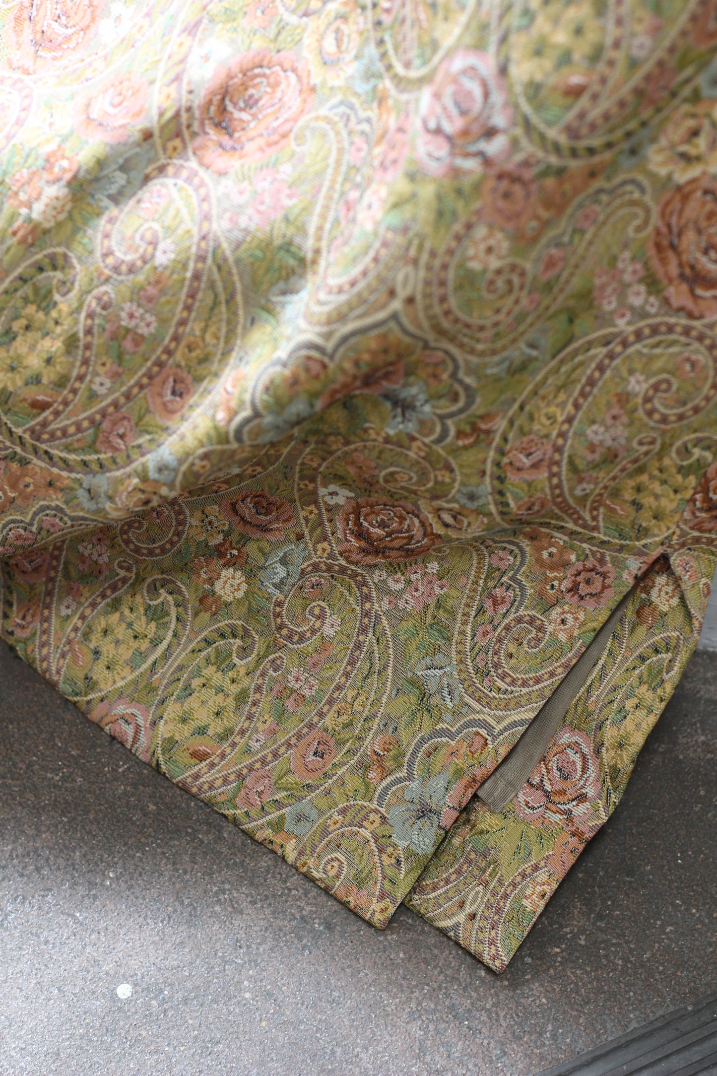 Vintage Flower Design Tight Skirt x2点