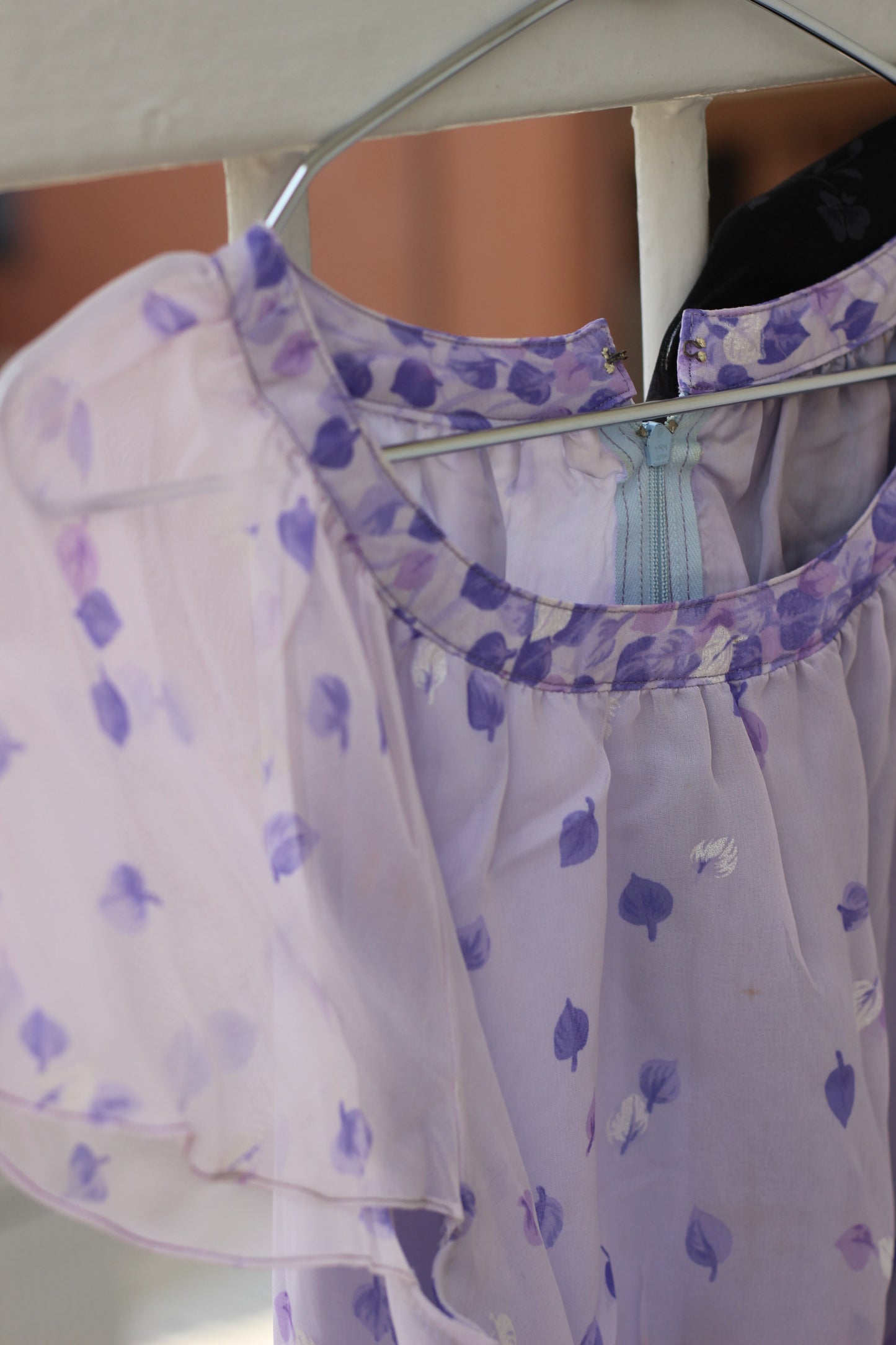 Vintage Floral Short Sleeve One-Piece x3点