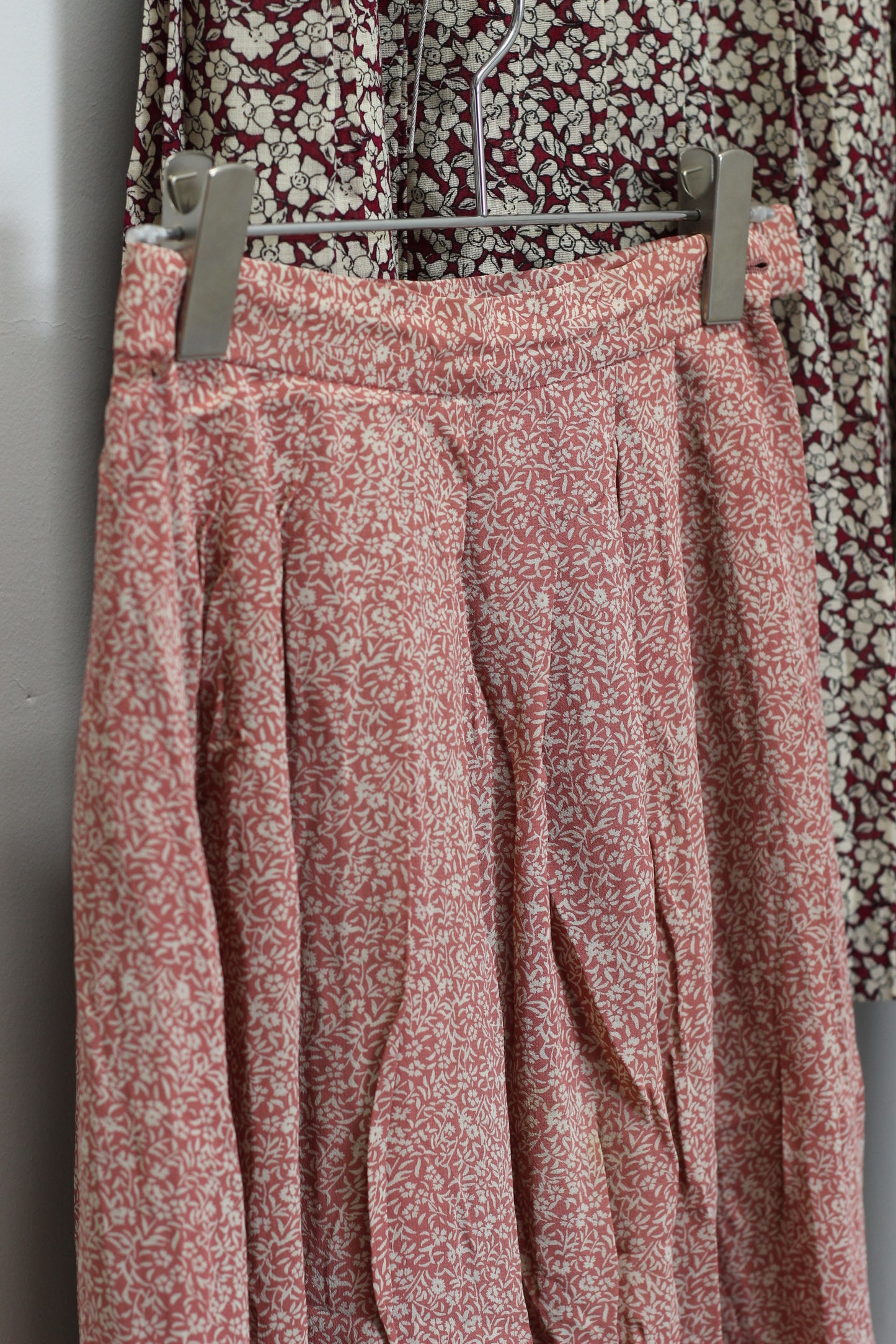 Vintage Small Floral Print Skirt x5点
