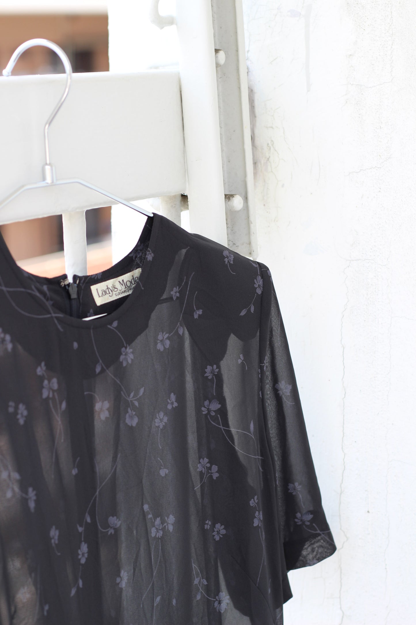 Vintage Floral Short Sleeve One-Piece x3点