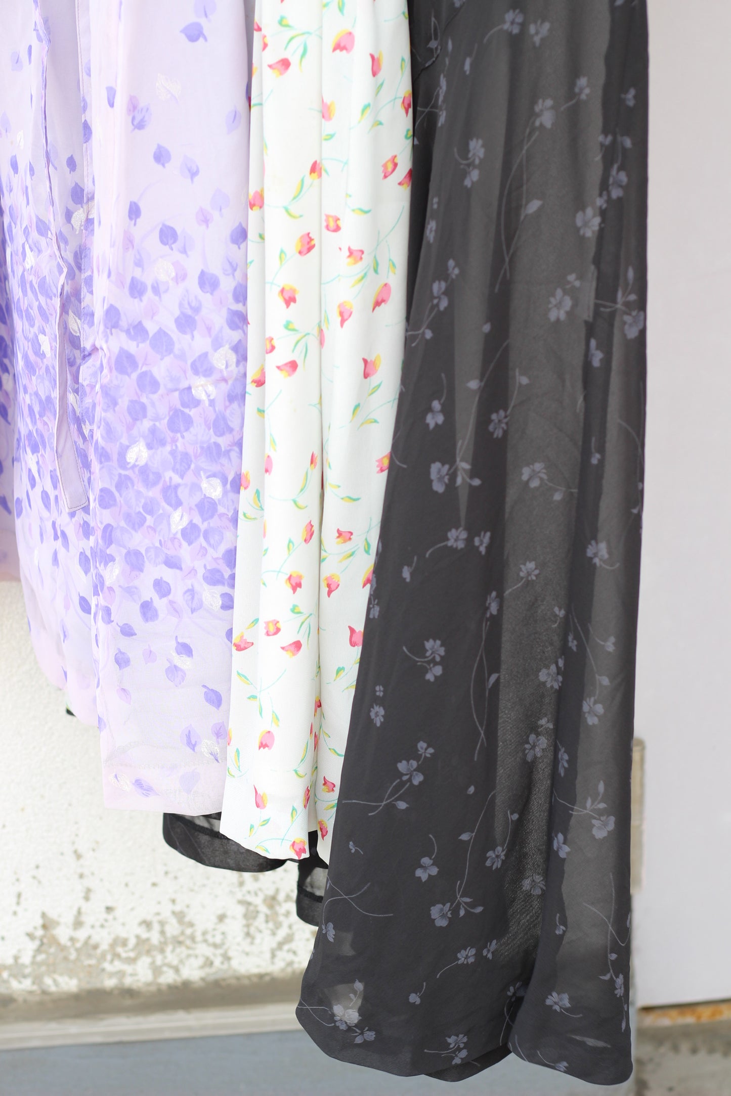 Vintage Floral Short Sleeve One-Piece x3点