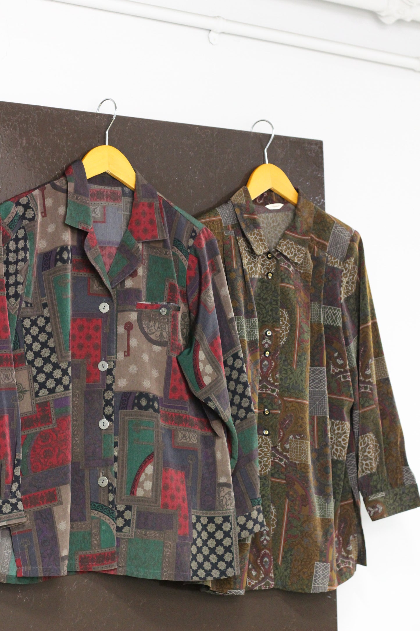 Vintage Design Long Sleeve Blouse x3点