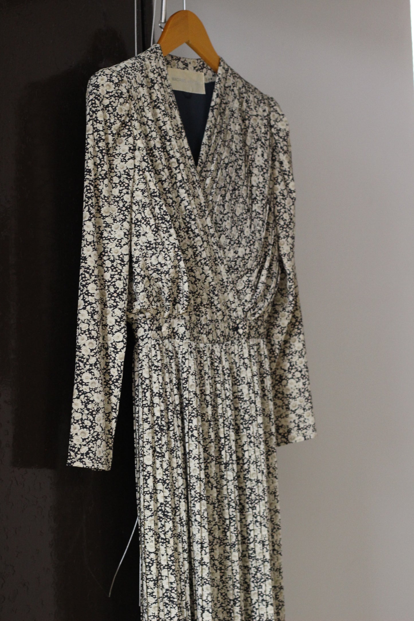 Vintage Retro Flower Long Sleeve One-Piece x3点