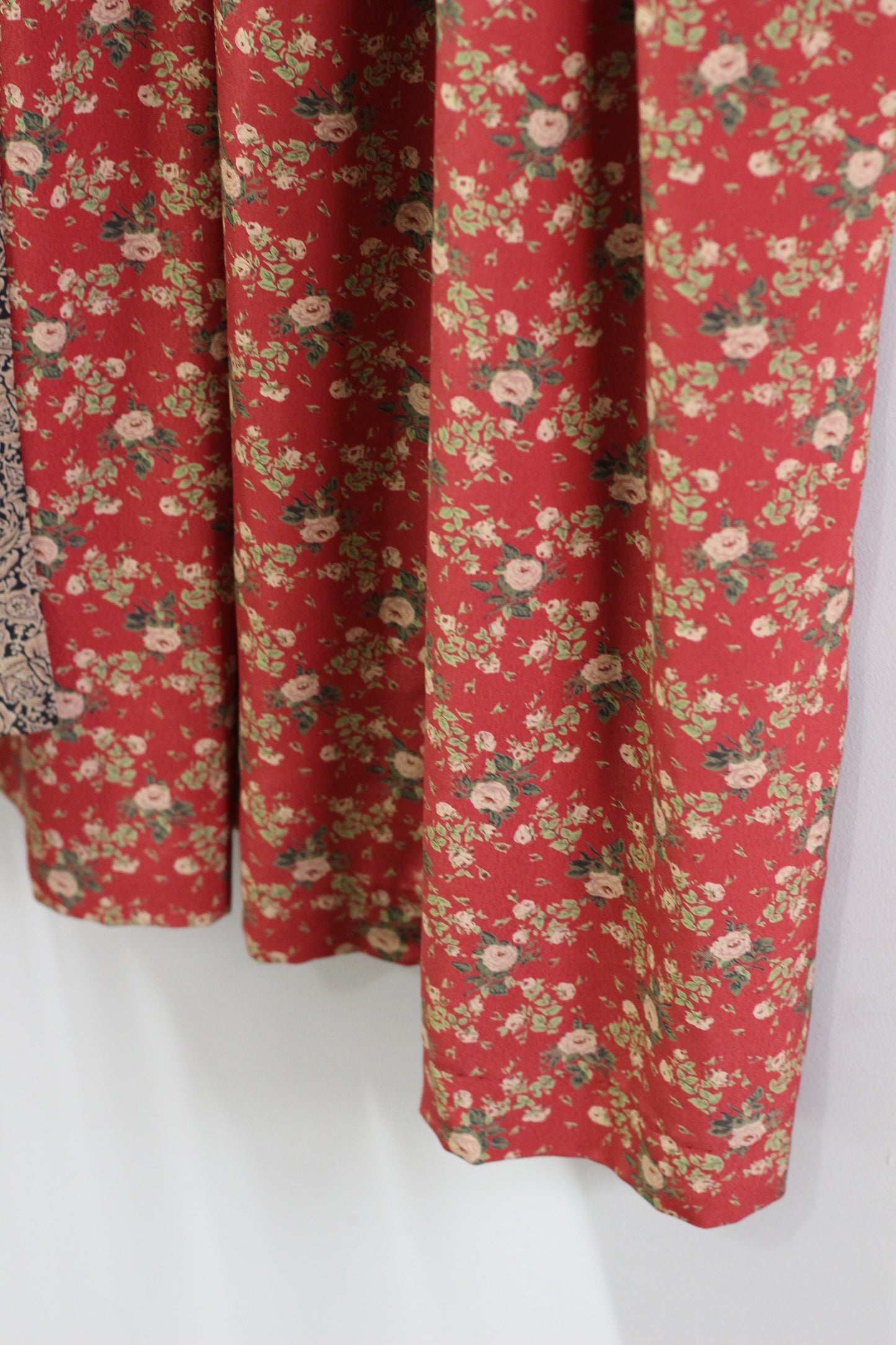 Vintage Retro Flower Long Sleeve One-Piece x3点