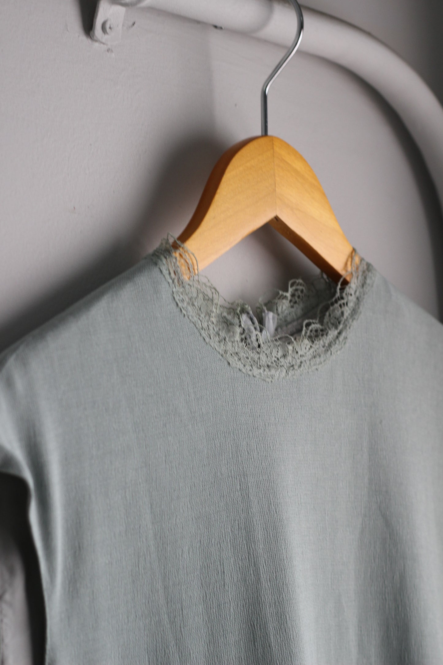 Vintage Light Blue Design No Sleeve One-Piece x3点