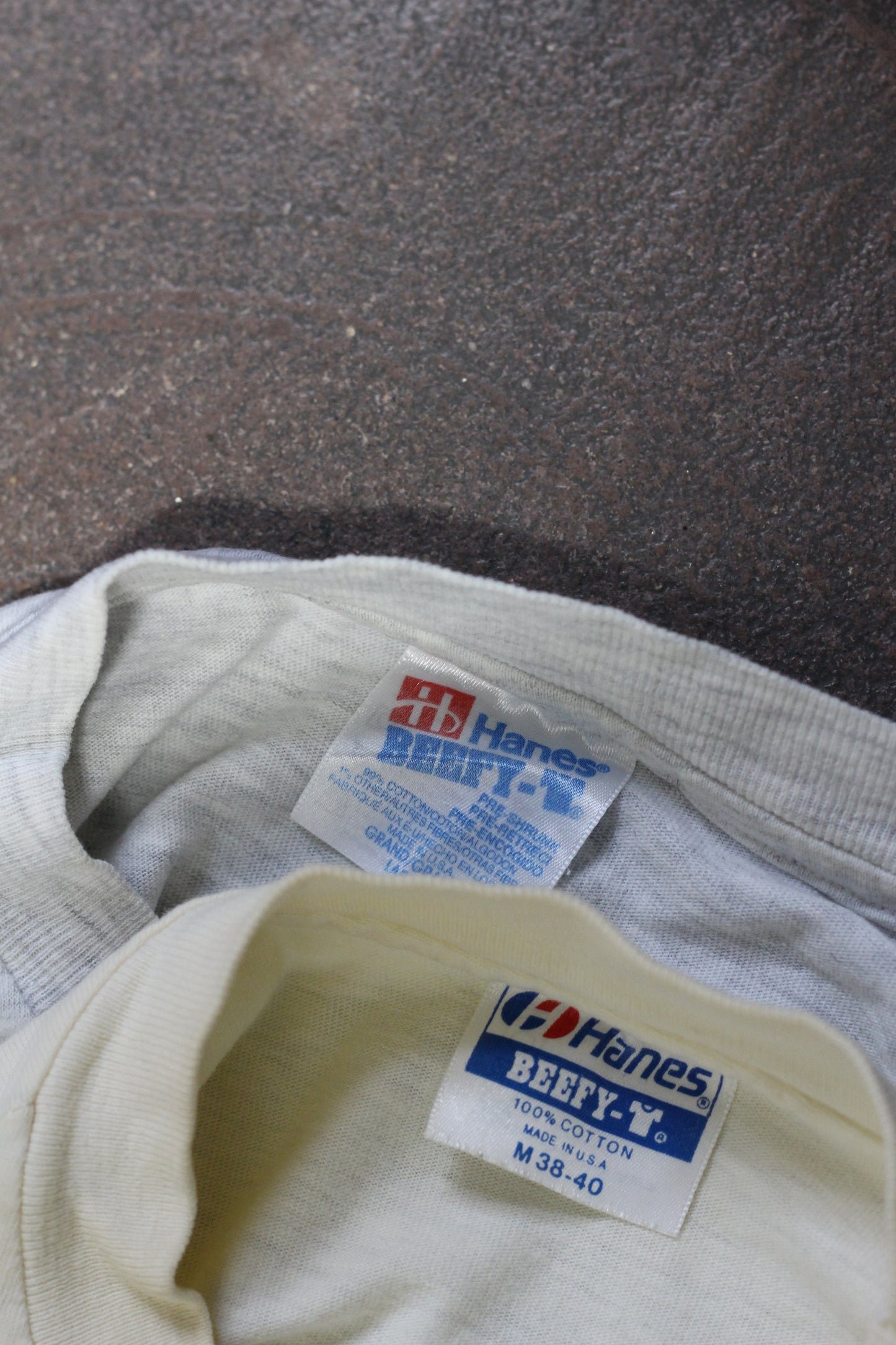Made In USA Vintage Hanes Beefy Print T-Shirt x2点