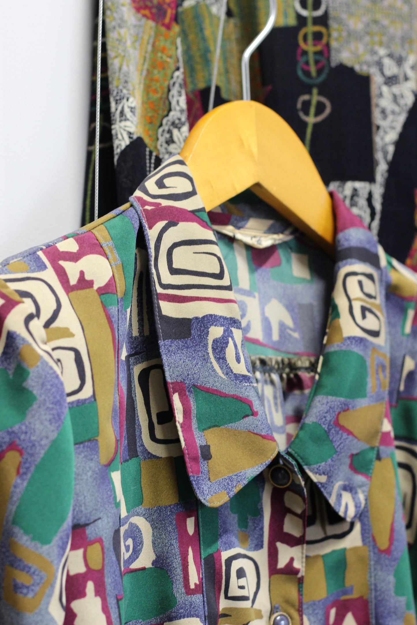 Vintage Design Long Sleeve Blouse x4点