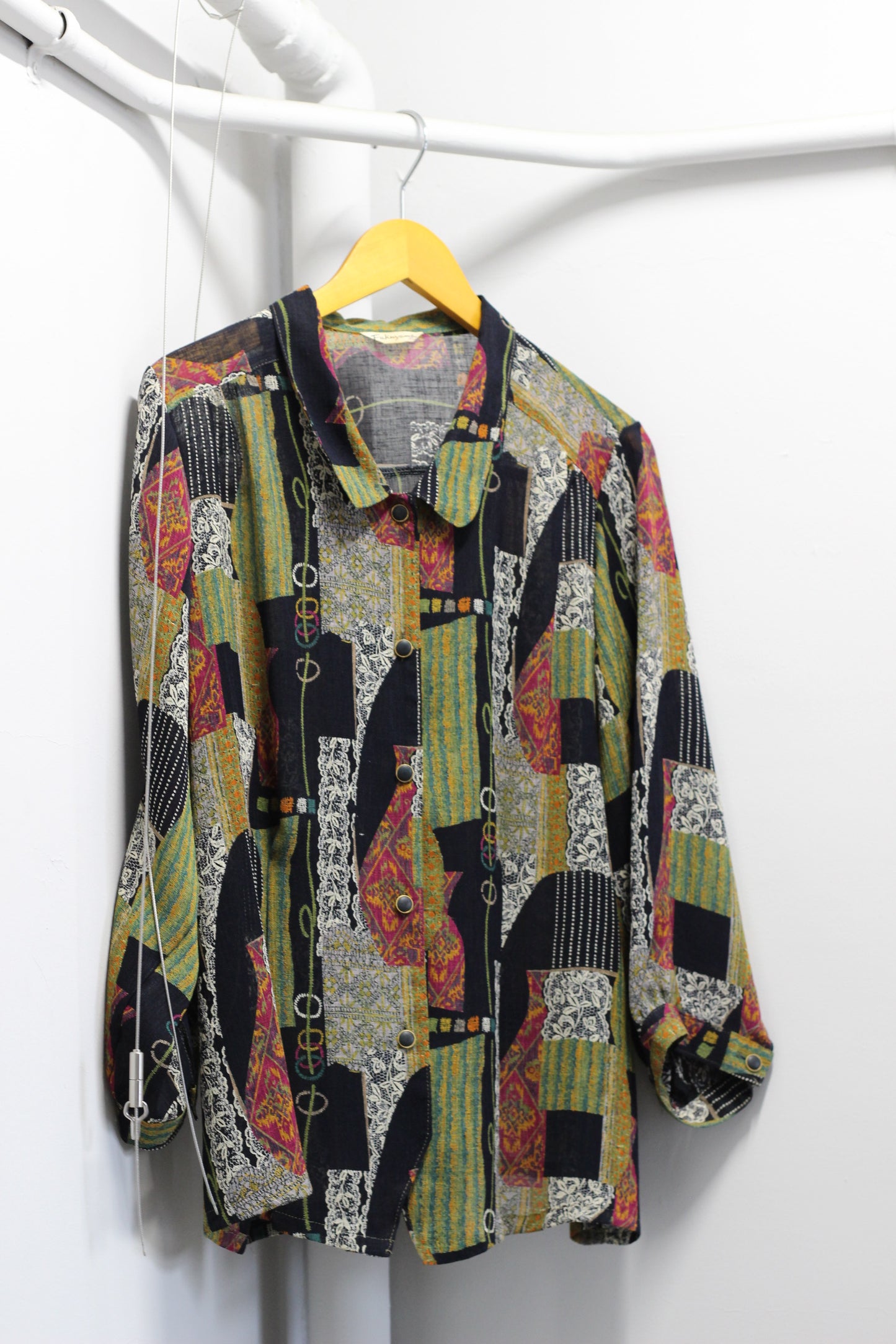 Vintage Design Long Sleeve Blouse x4点