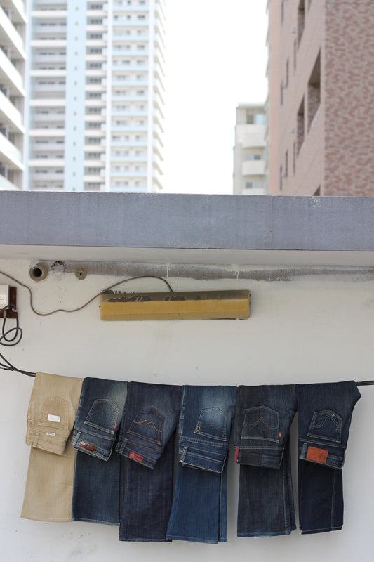 90's 00's Y2K Style Bootcut Denim Pants x6点