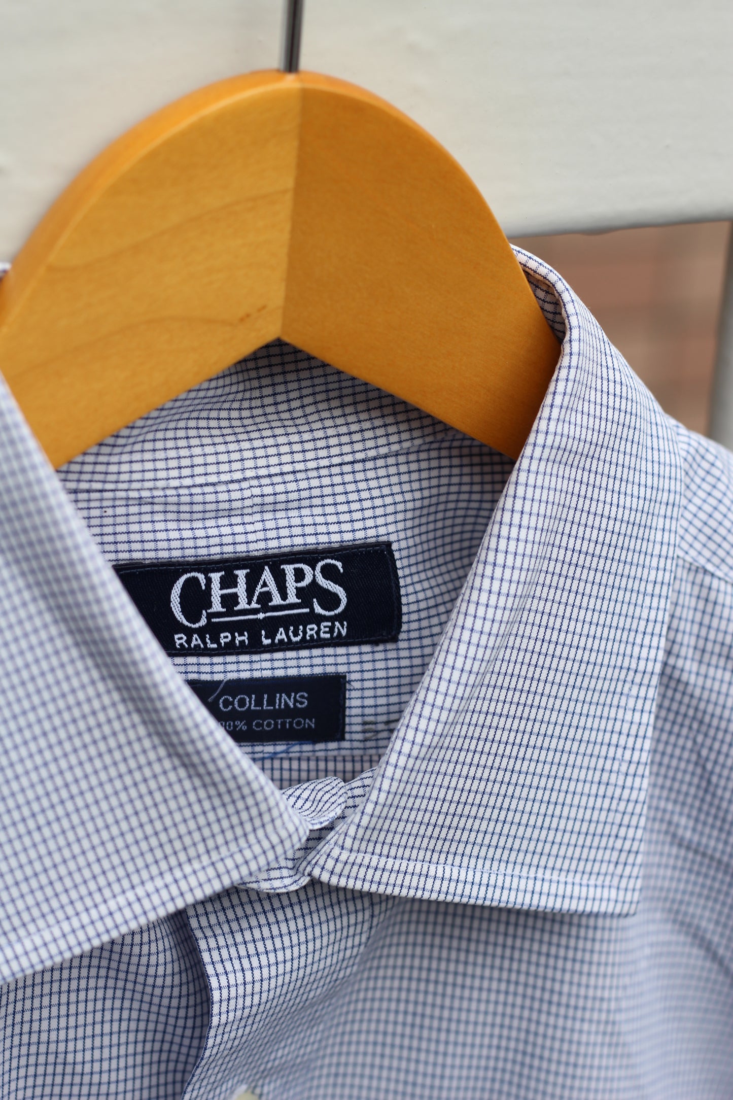 90's CHAPS Ralph Lauren Check Long Sleeve Shirt set x5点