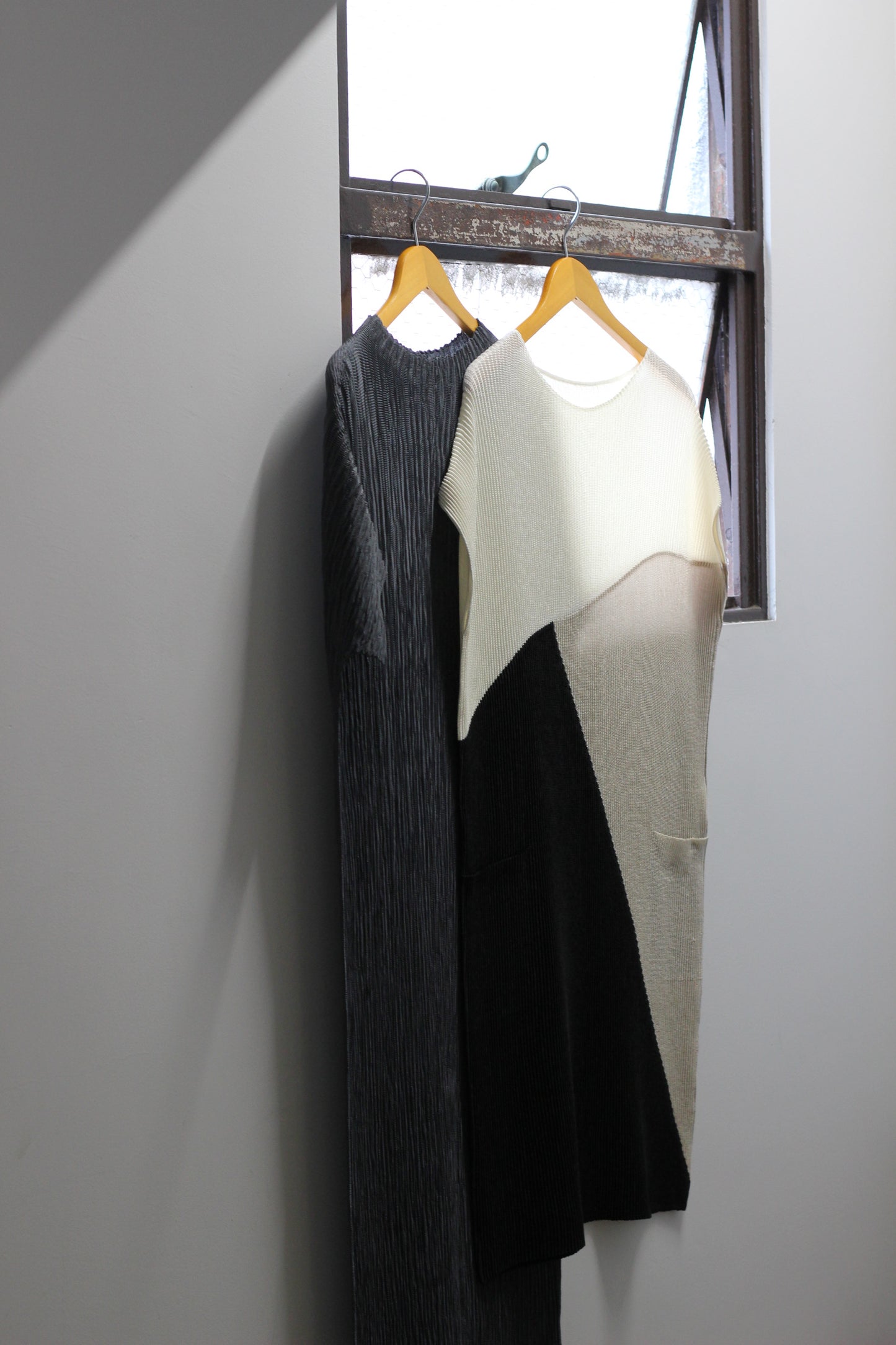 Vintage Pleats Short Sleeve One-Piece x2点