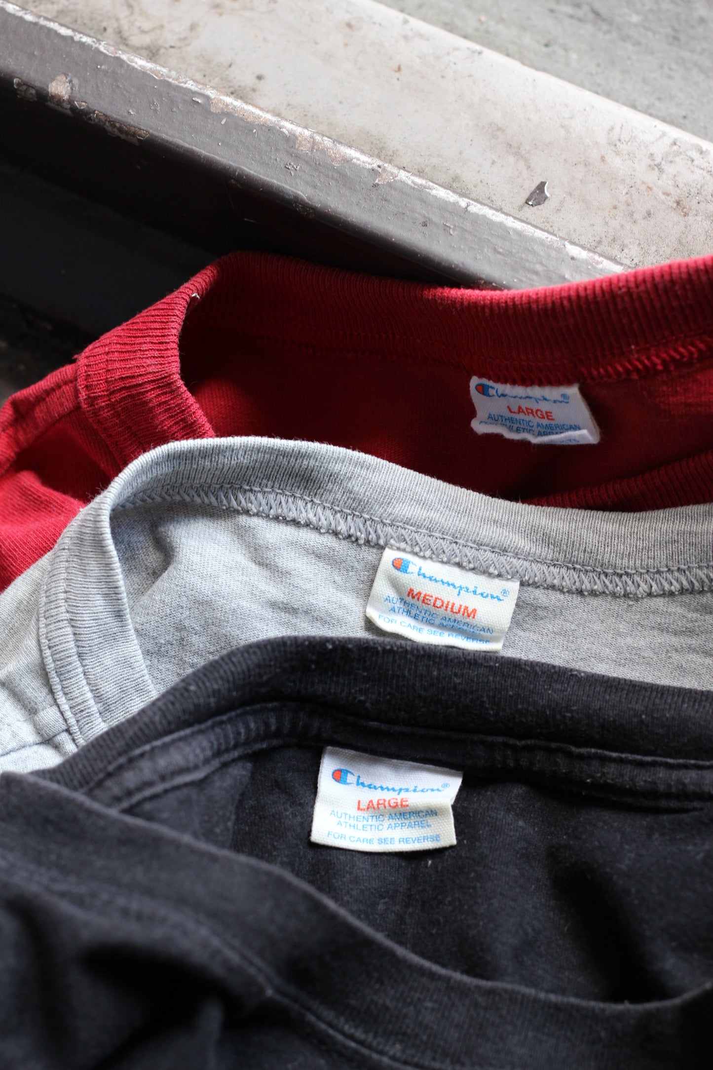 90's Champion College Print T-Shirt x4点