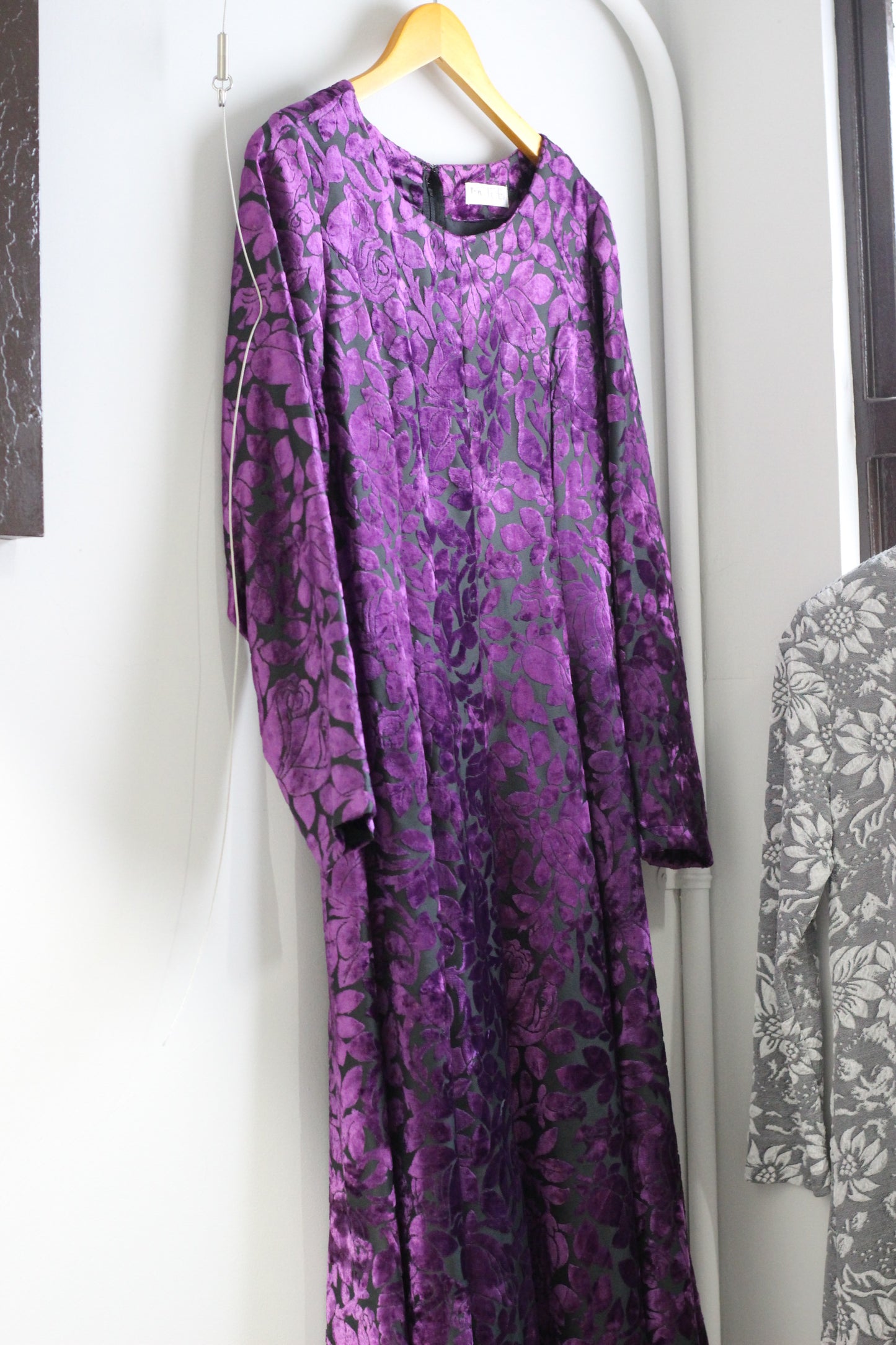 Vintage Jacquard Long Sleeve One-Piece x2点