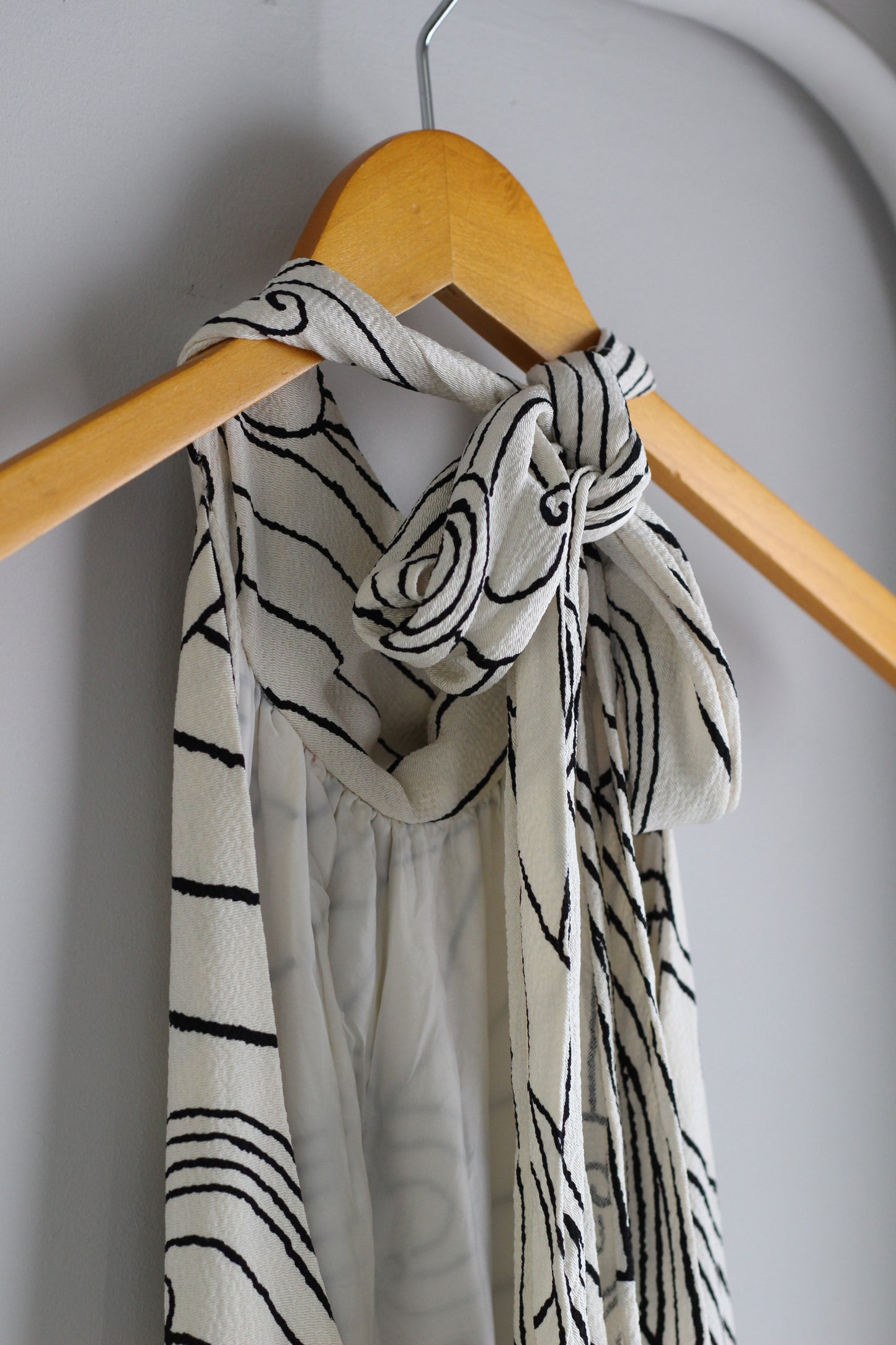 Vintage White Design No Sleeve One-Piece x2点