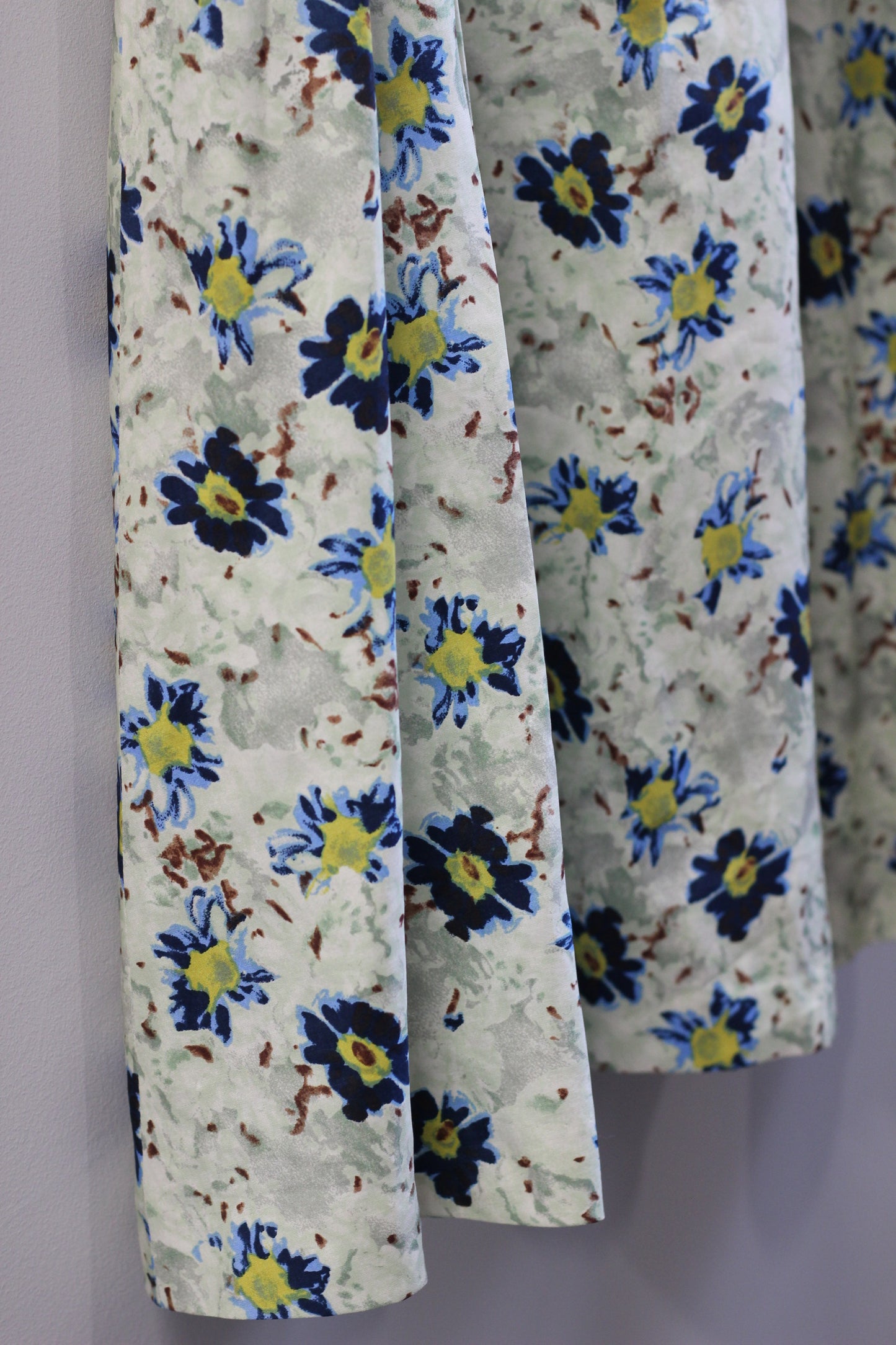 Vintage Green Flower Short Sleeve One-Piece x2点
