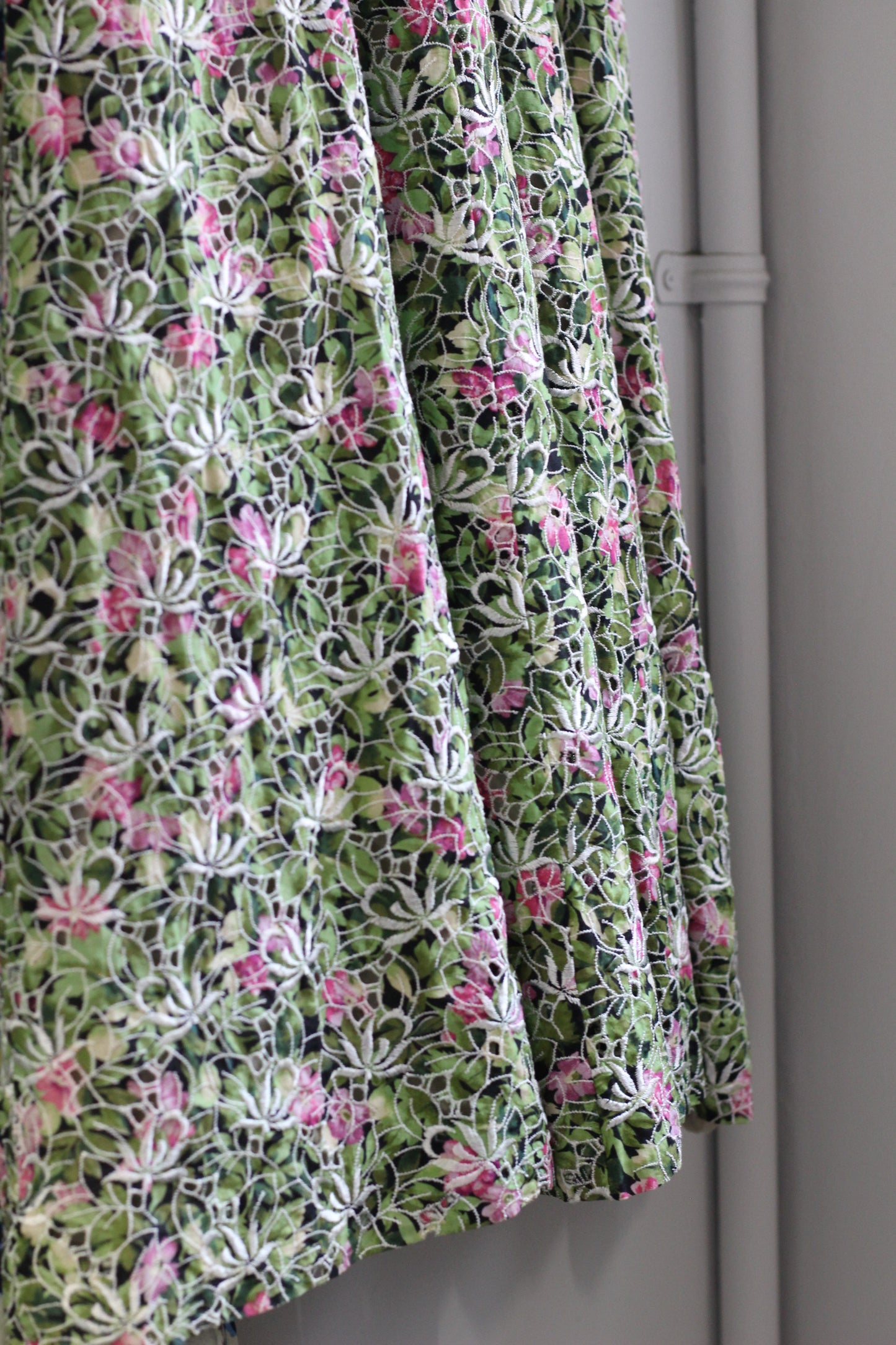 Vintage Green Flower Short Sleeve One-Piece x2点