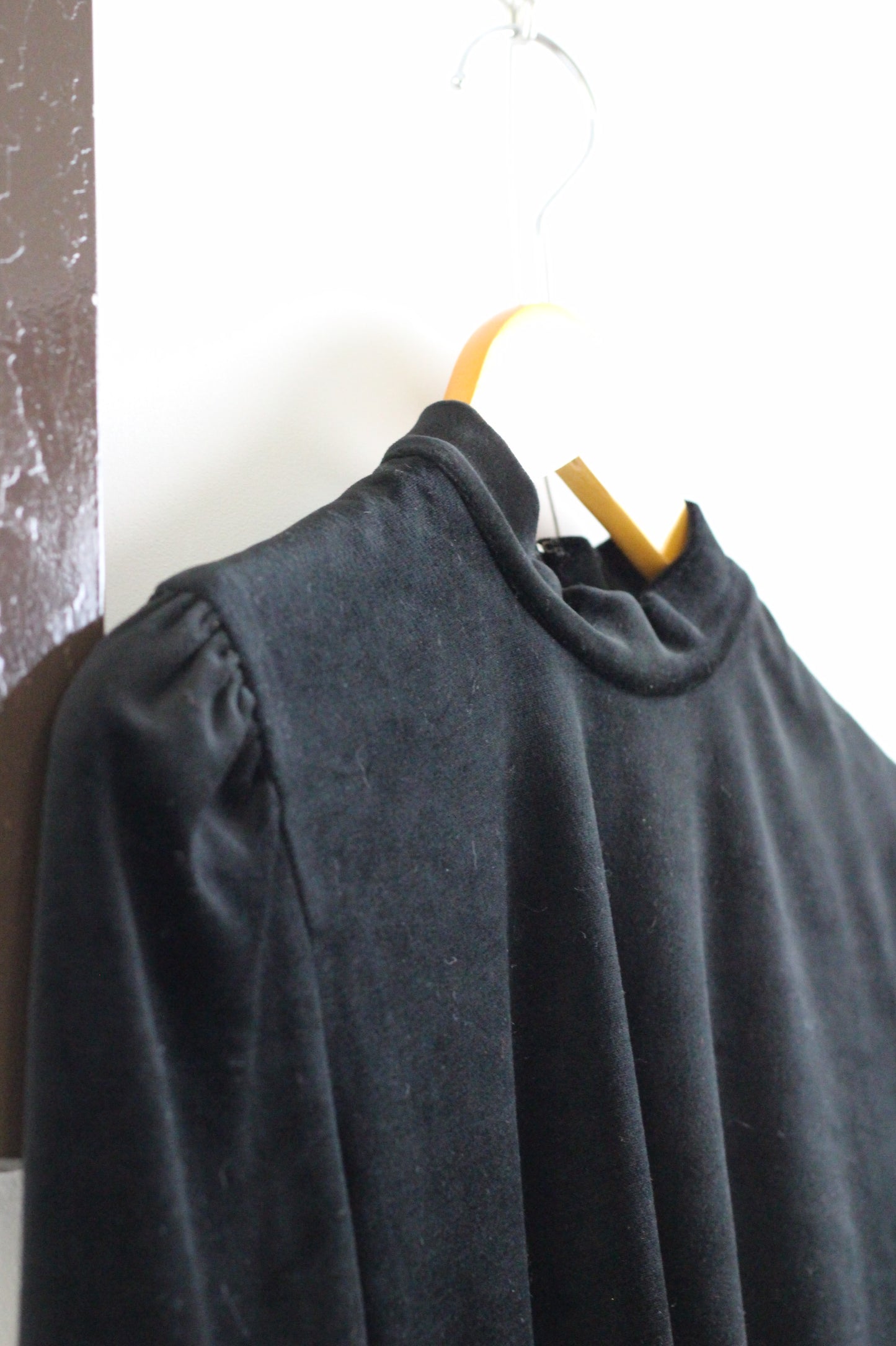 Vintage Black Velour Top x3点