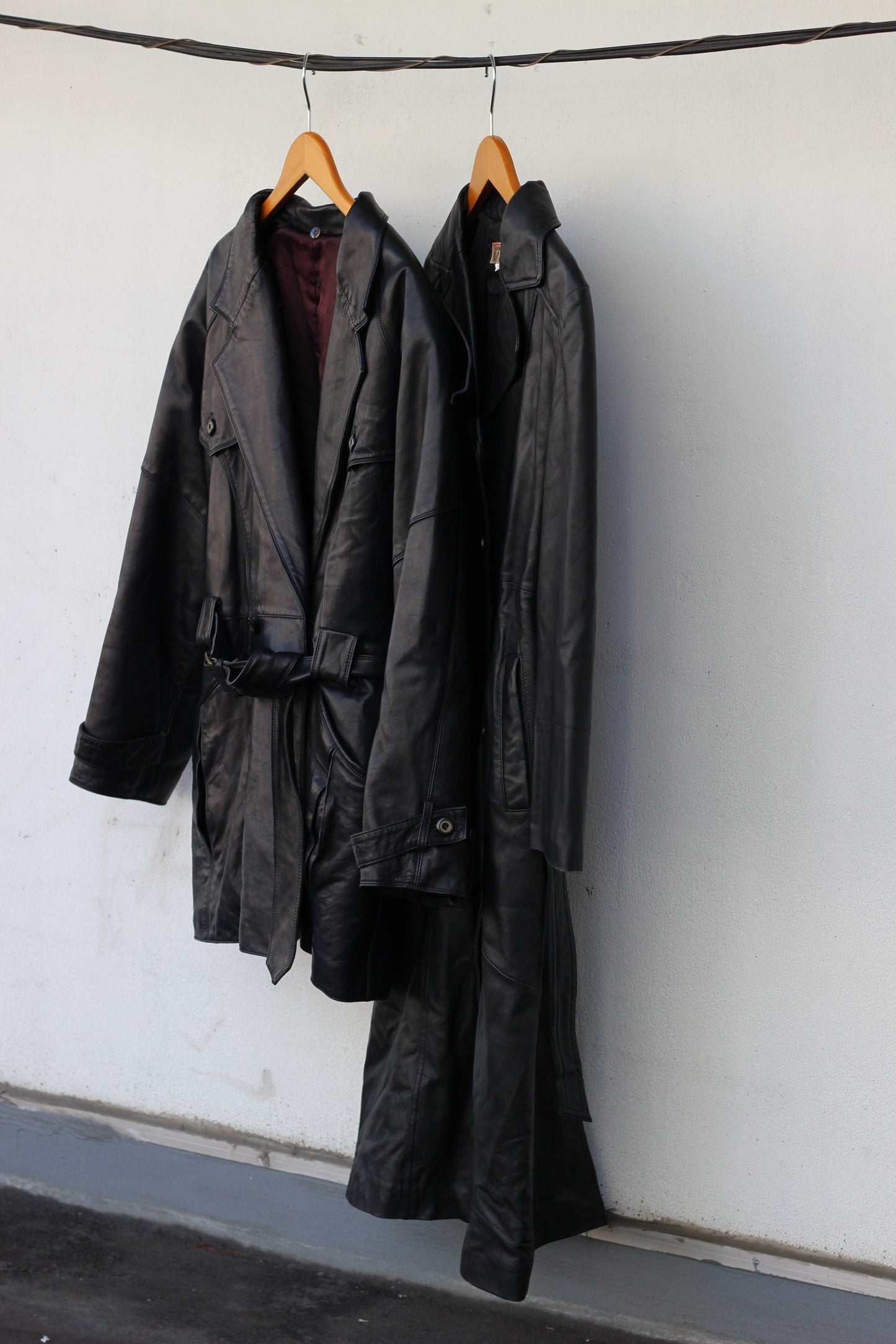 Women's Leather Coats x2点
