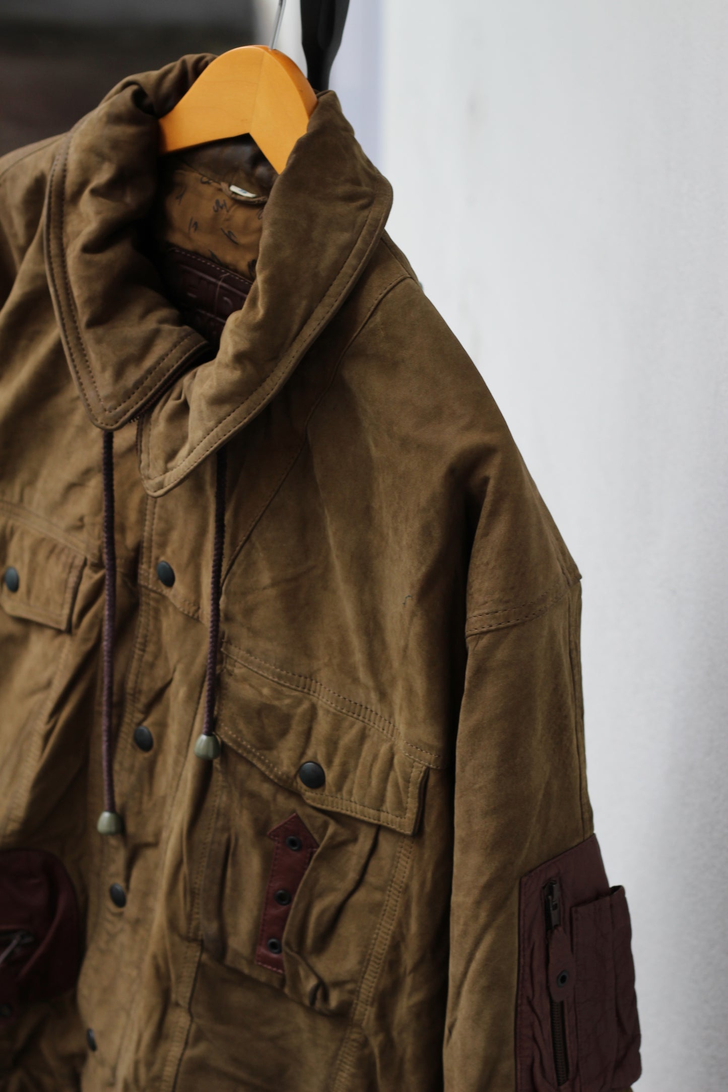 80-90's Mcgregor & Made In Canada Wool & Suede Bomber Jacket set x2点