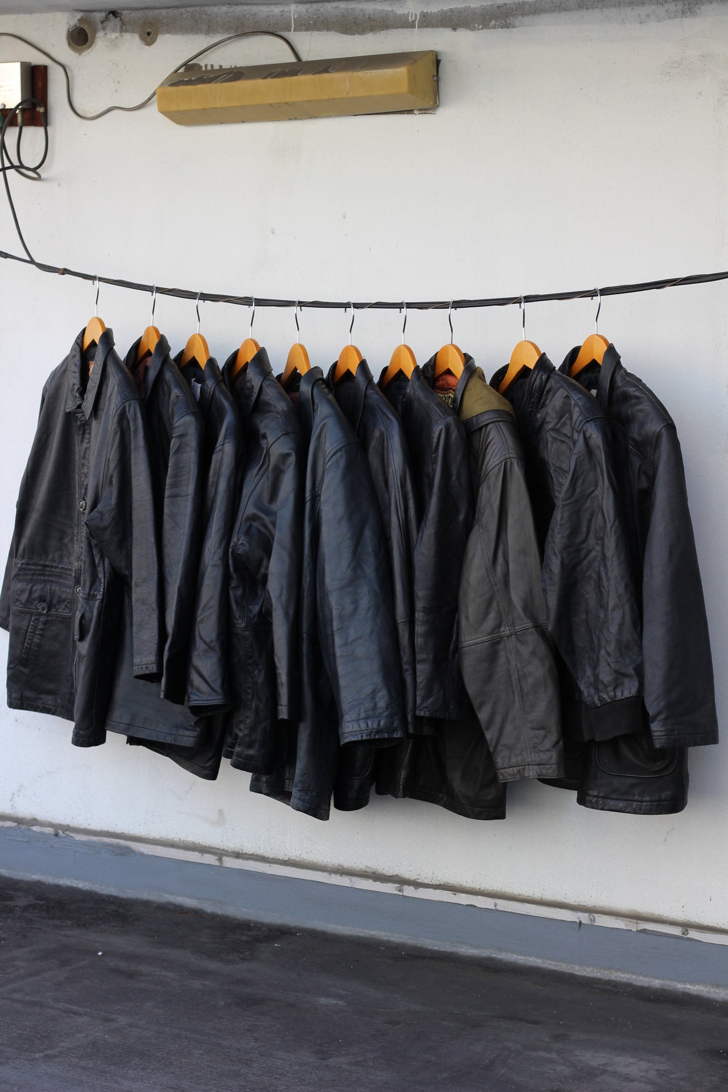 Men's Leather Jacket x10点